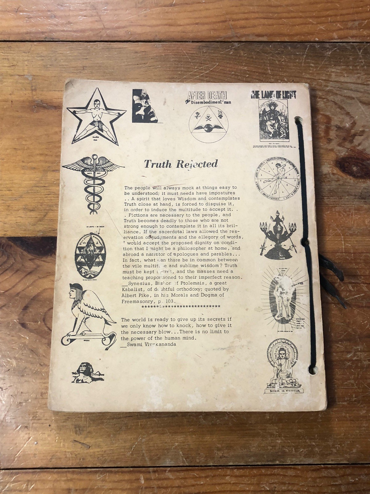 Magic, White and Black, by Fran’s Hartmann, M.d. 1961 Mimeograph Printing