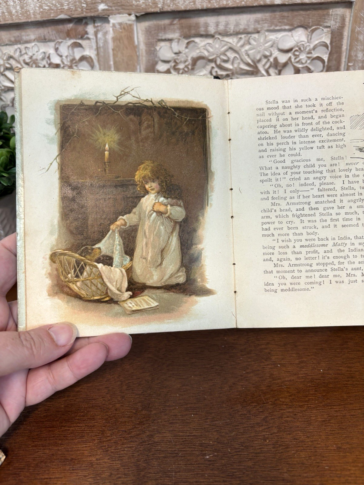 Two Antique Books by Ernest Nister at Nuremberg “A Sweet Story & Very Pretty”