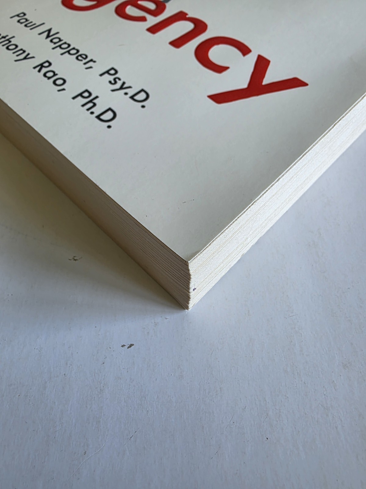 The Power of Agency by Paul Napper and Anthony Rao