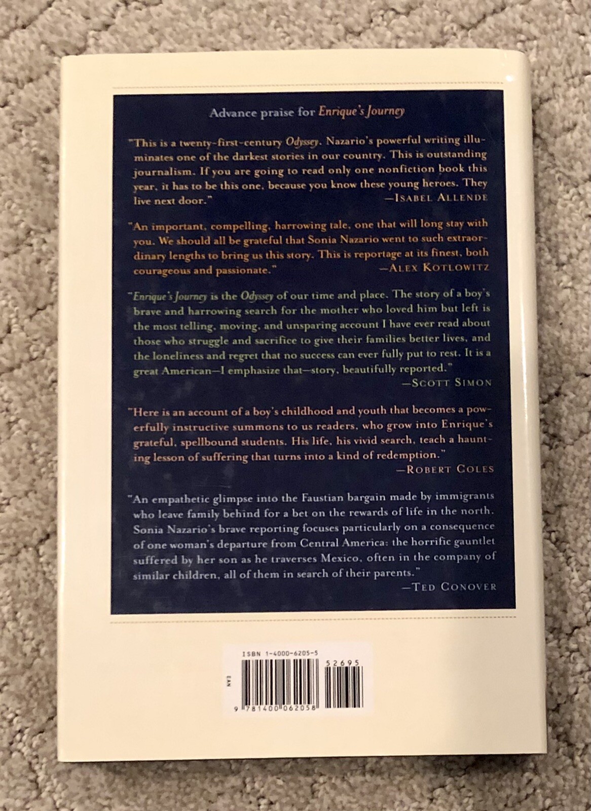 Enrique’s Journey by Sonia Nazario