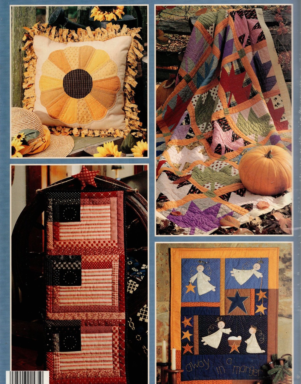 Patchwork for All Seasons15 Projects Leisure Arts 1585 Quilt Book Paperback 1995