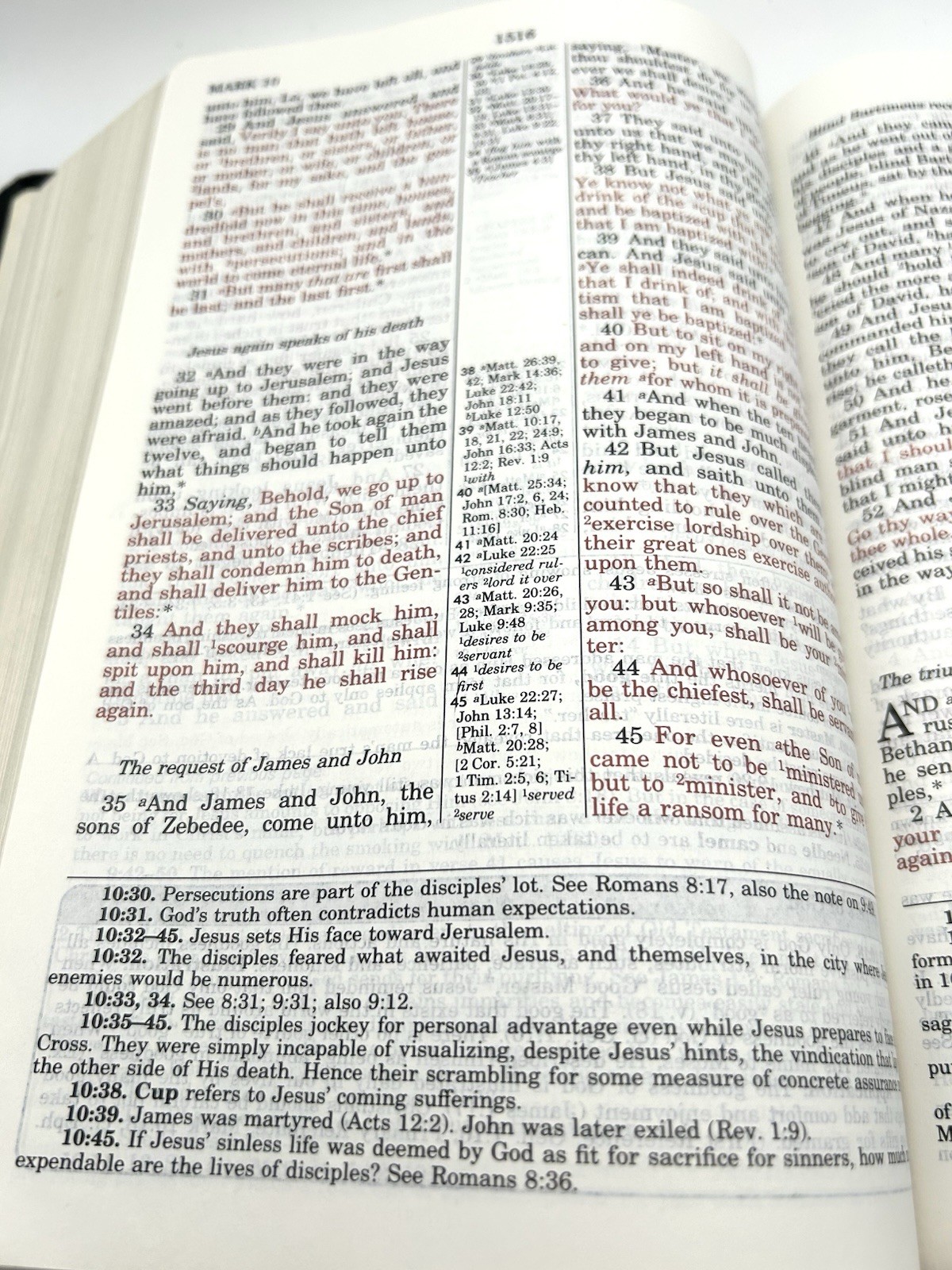 The King James Study Bible Black Bonded Leather Indexed Nelson 135 1988