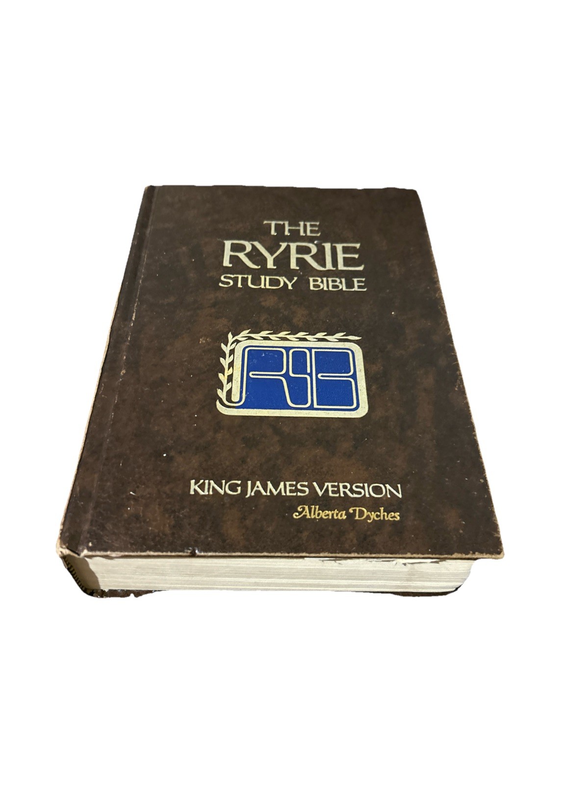 The Ryrie Study Bible King James Version 1978 Moody Press Maps HC KJV