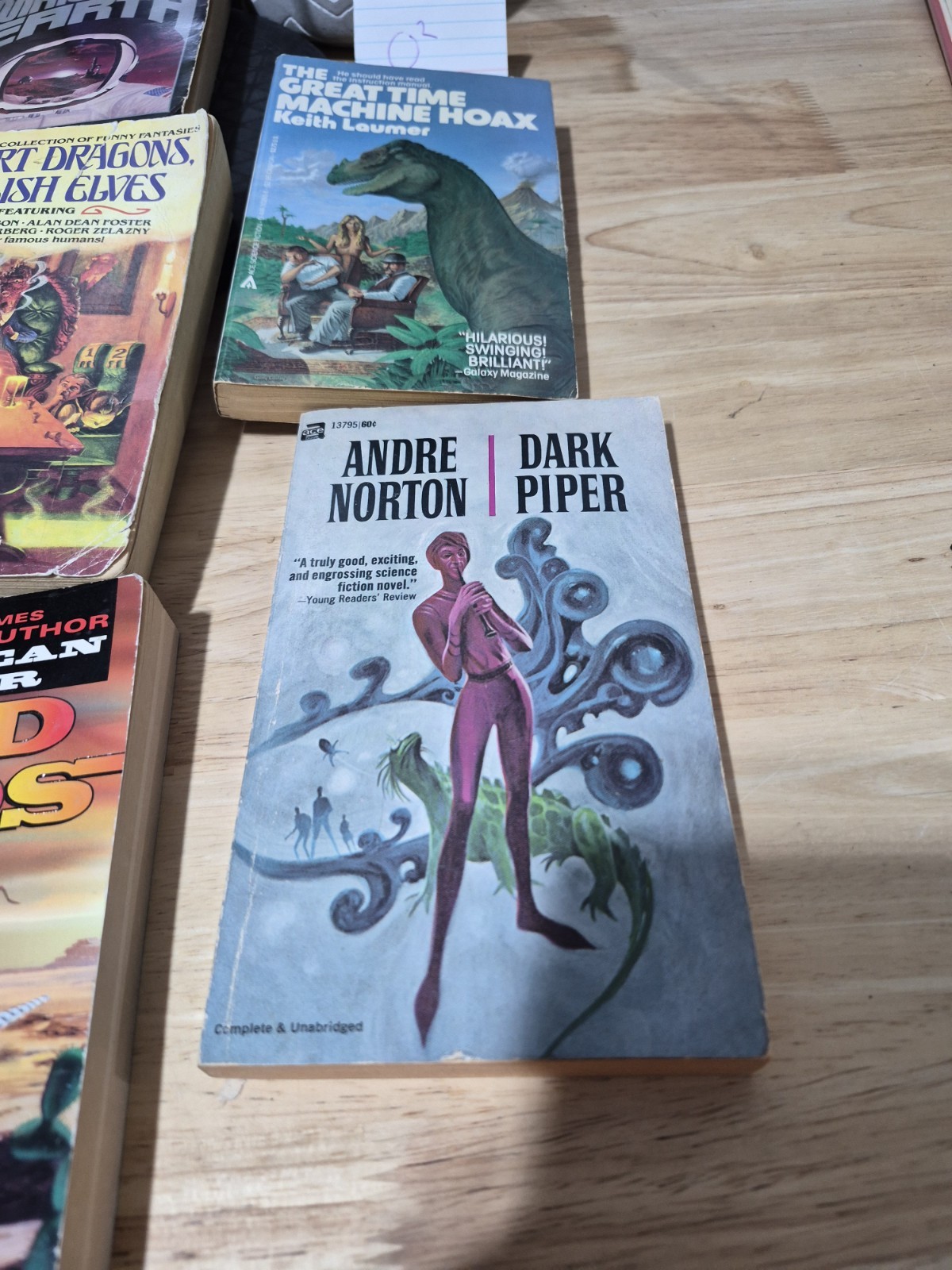 Lot Of 10 Sci Fi – Fantasy Vintage Paperback Books TITLES SEEN