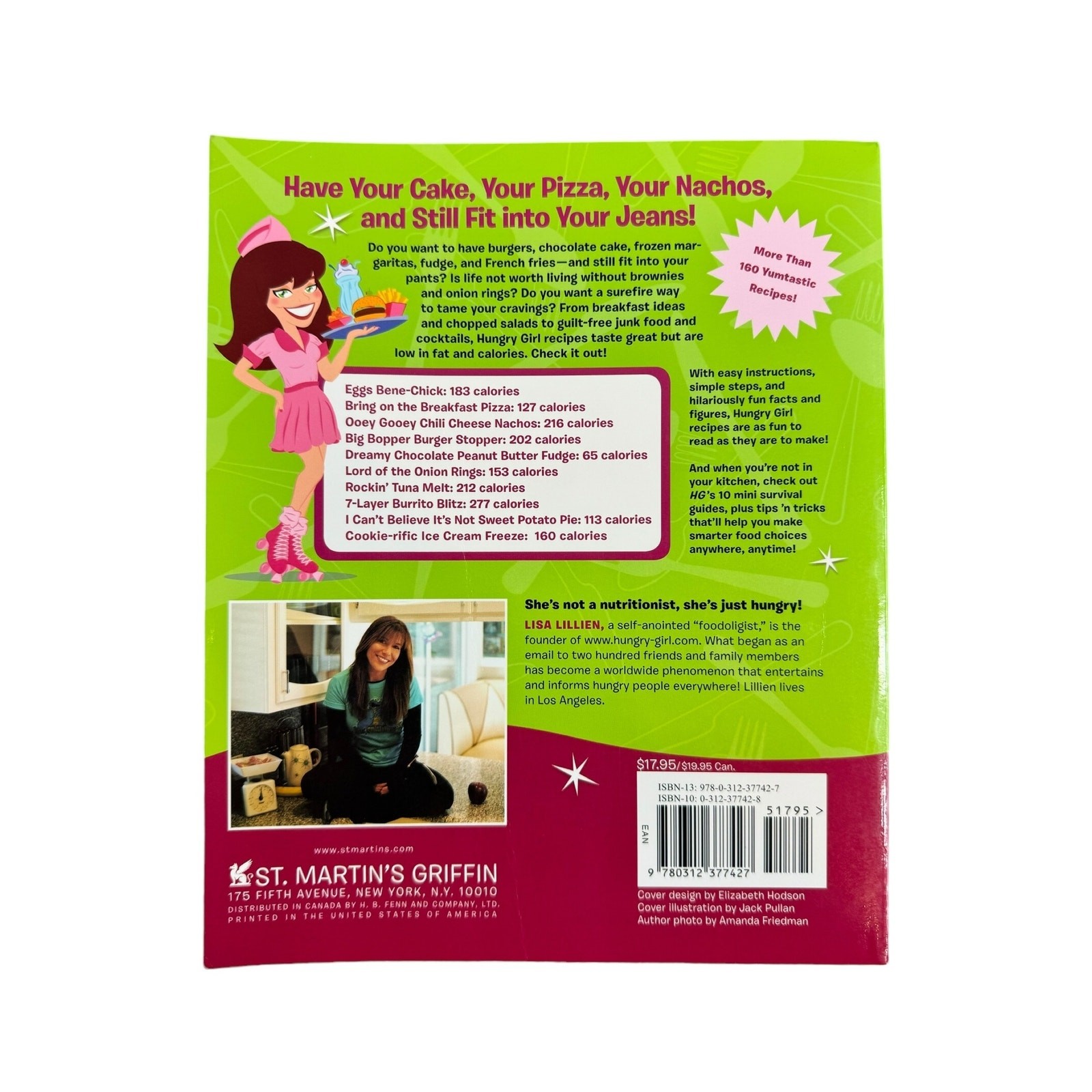 Hungry Girl by Lisa Lillien (Paperback)