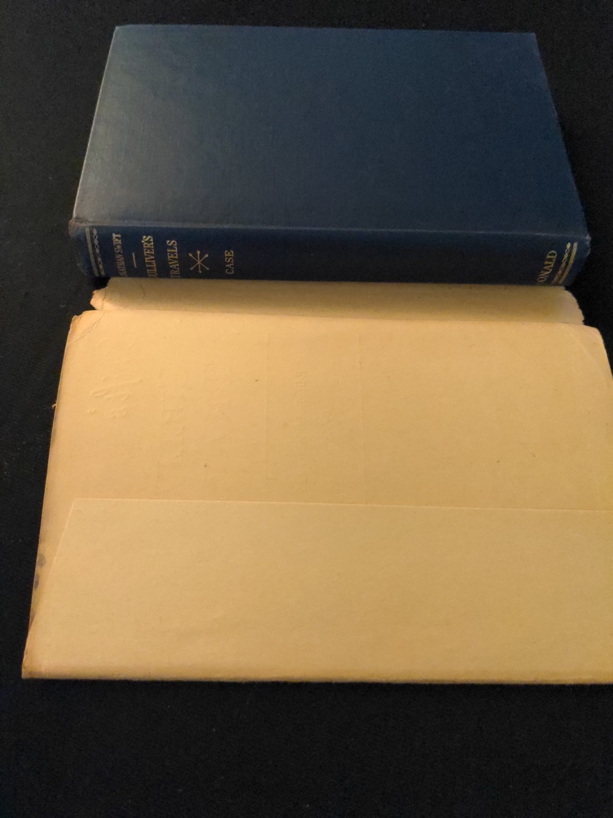 Gulliver’s Travels by Jonathan Swift  Notes by Arthur E Case Hardcover 1938