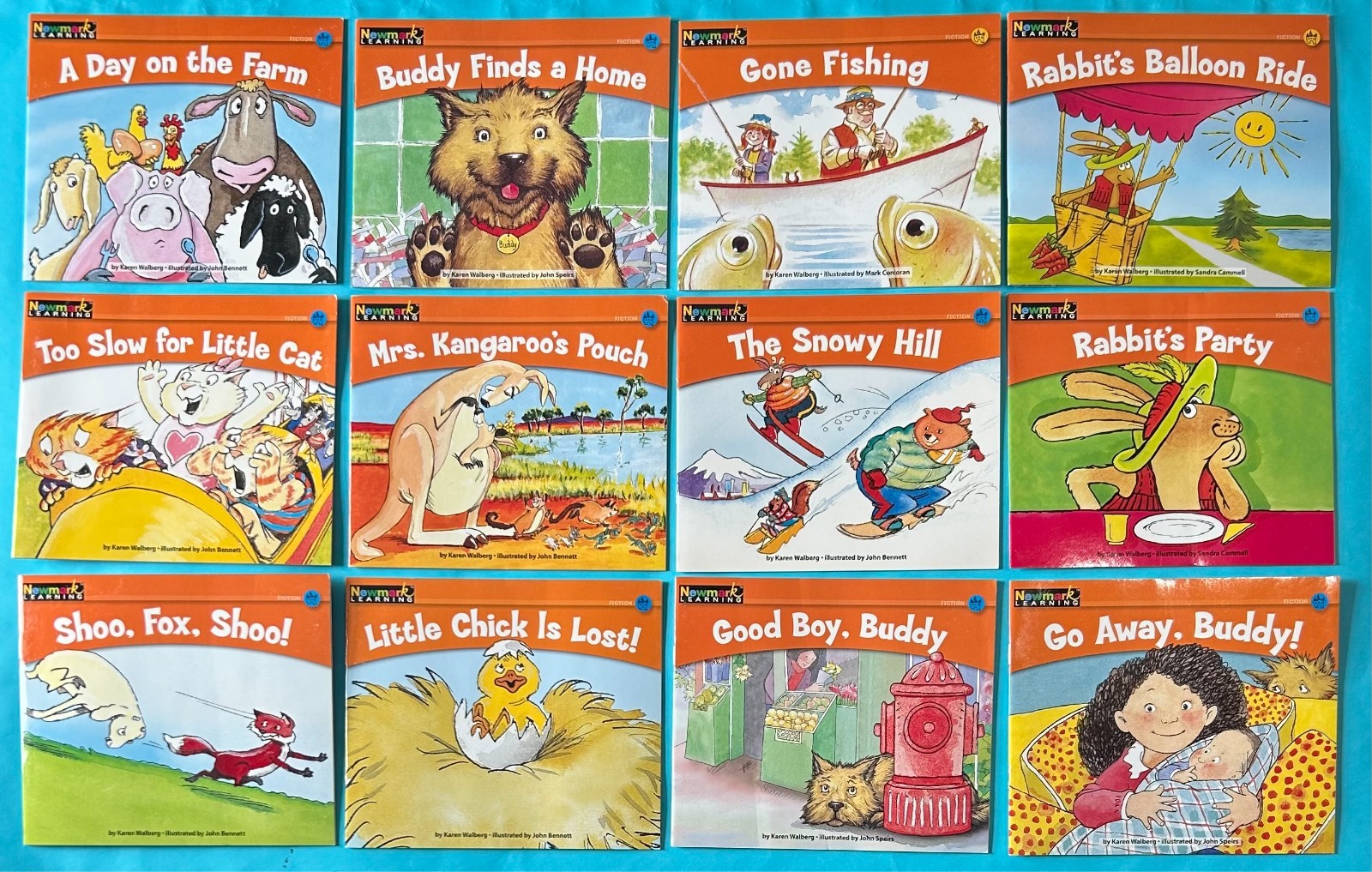 Newmark Learning Fiction Leveled Readers | Pre-K K Animal Story Books