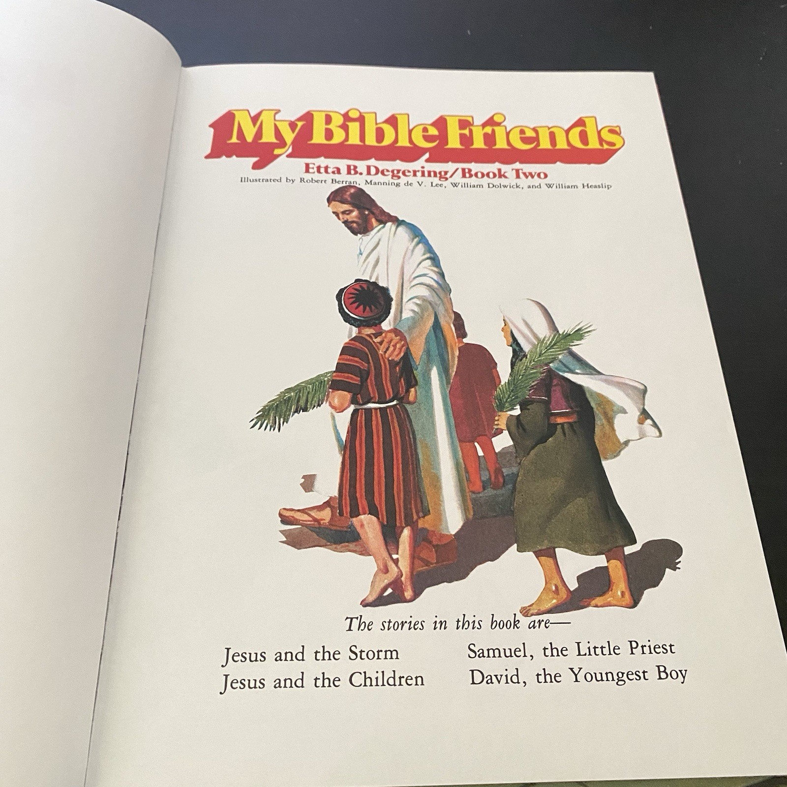 My Bible Friends 4 Volumes Etta B. Degering Books 2,3,4,5 SDA 1977 LIKE NEW