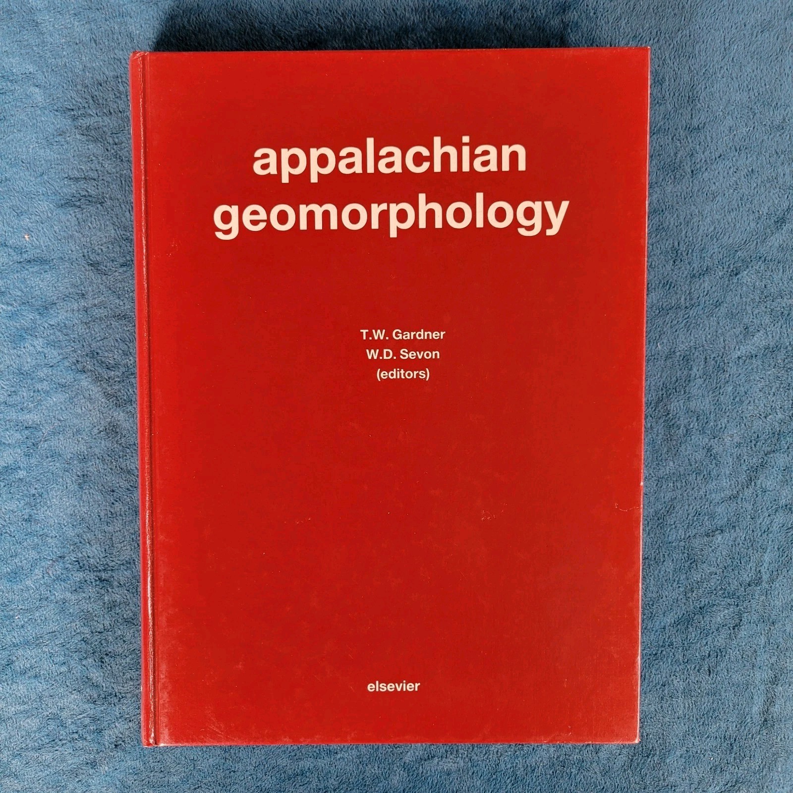 APPALACHIAN GEOMORPHOLOGY ; ISBN 0-444-883266 ; HARDCOVER ; 318 PAGES
