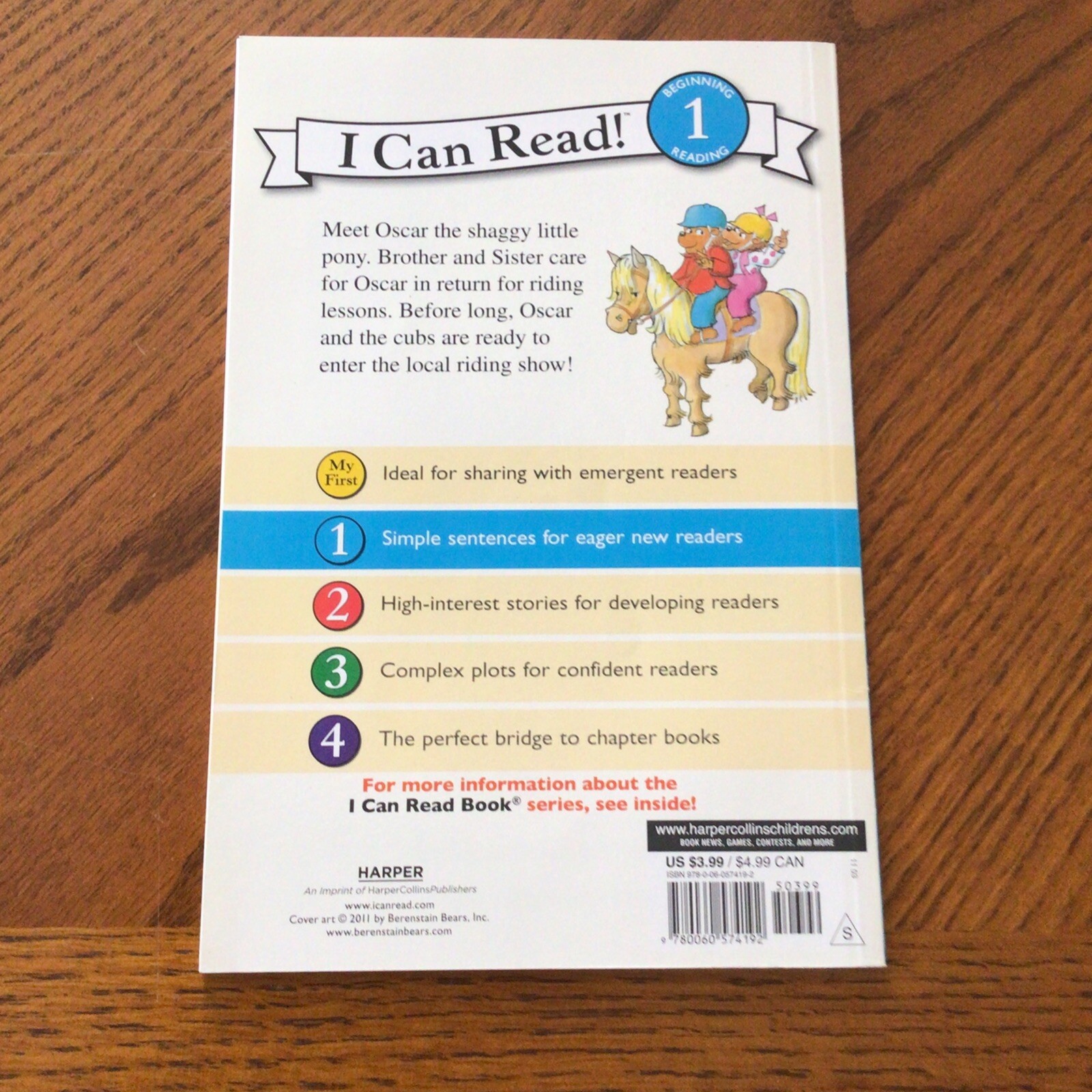 I Can Read Level 1 Ser.: The Berenstain Bears and the Shaggy Little Pony by Jan