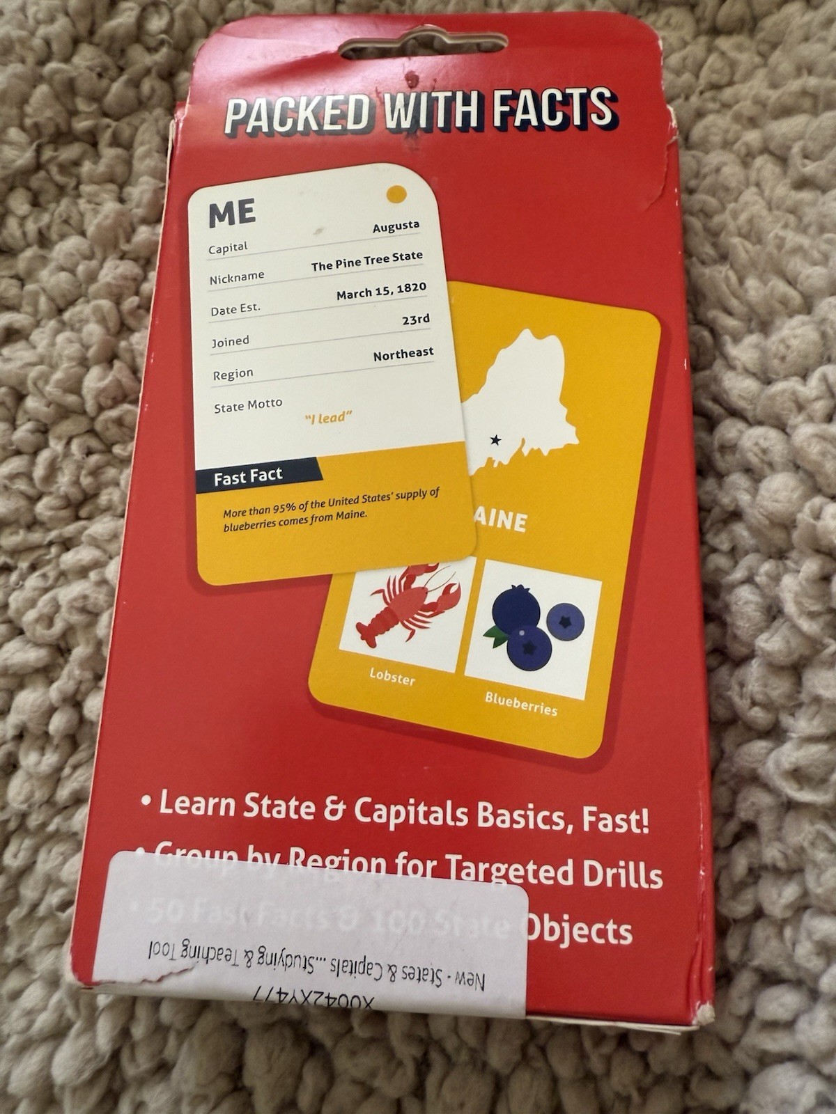 States and Capitals (Flash Kids Flash Cards) (Cards) Flash Kids Flash Cards