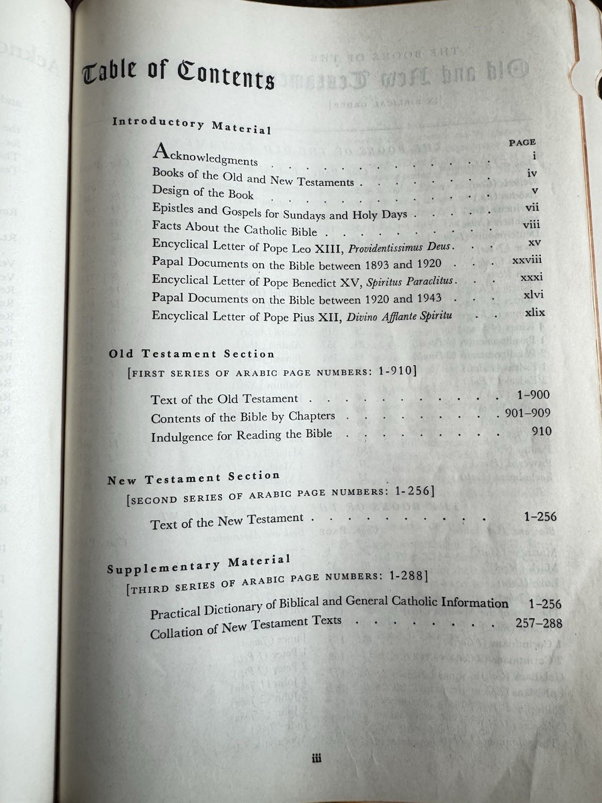 The Holy Bible The Catholic Press Holy Family Edition 1950