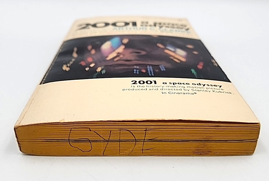 1st edition 1st print July 1968 2001: A Space Odyssey Arthur C. Clarke Signet