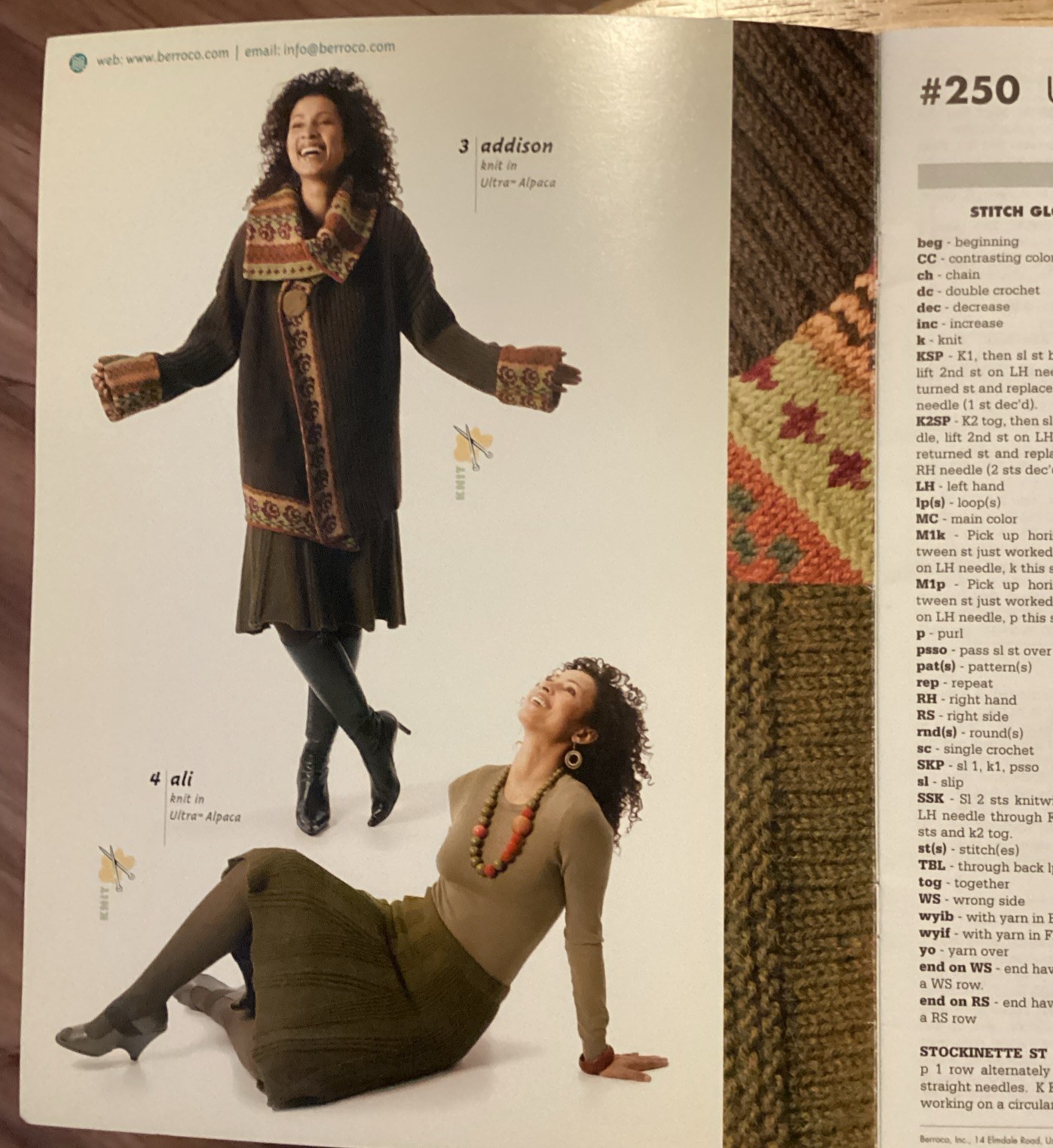 ULTRA ALPACA Knitting Patterns Booklet Berroco #250