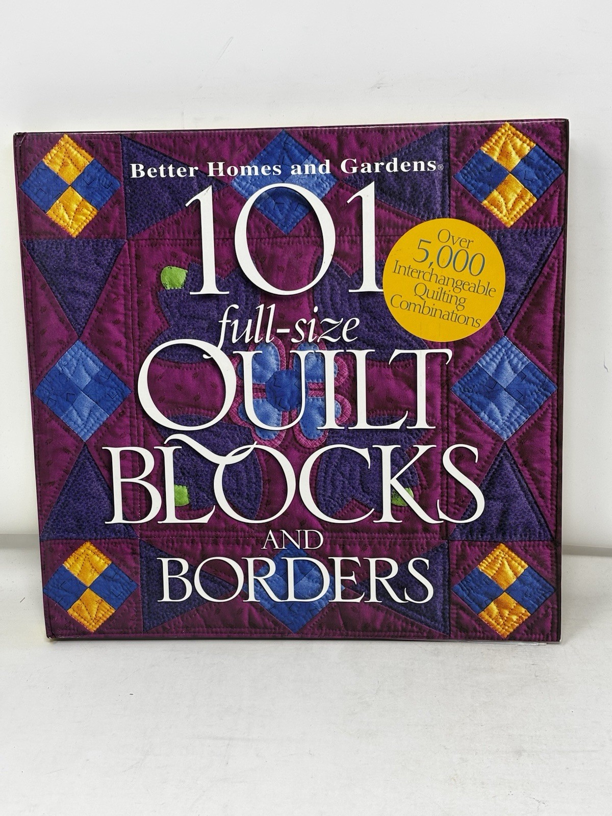 Better Homes & Gardens 101 full-size Quilt Blocks & Borders HC Spiral VTG 216 pg