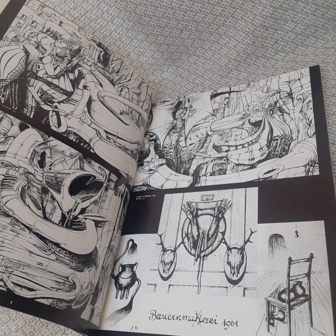 HR Giger Tags Treville Biomechanics Art Book 1989 First Edition Used Mint Japan