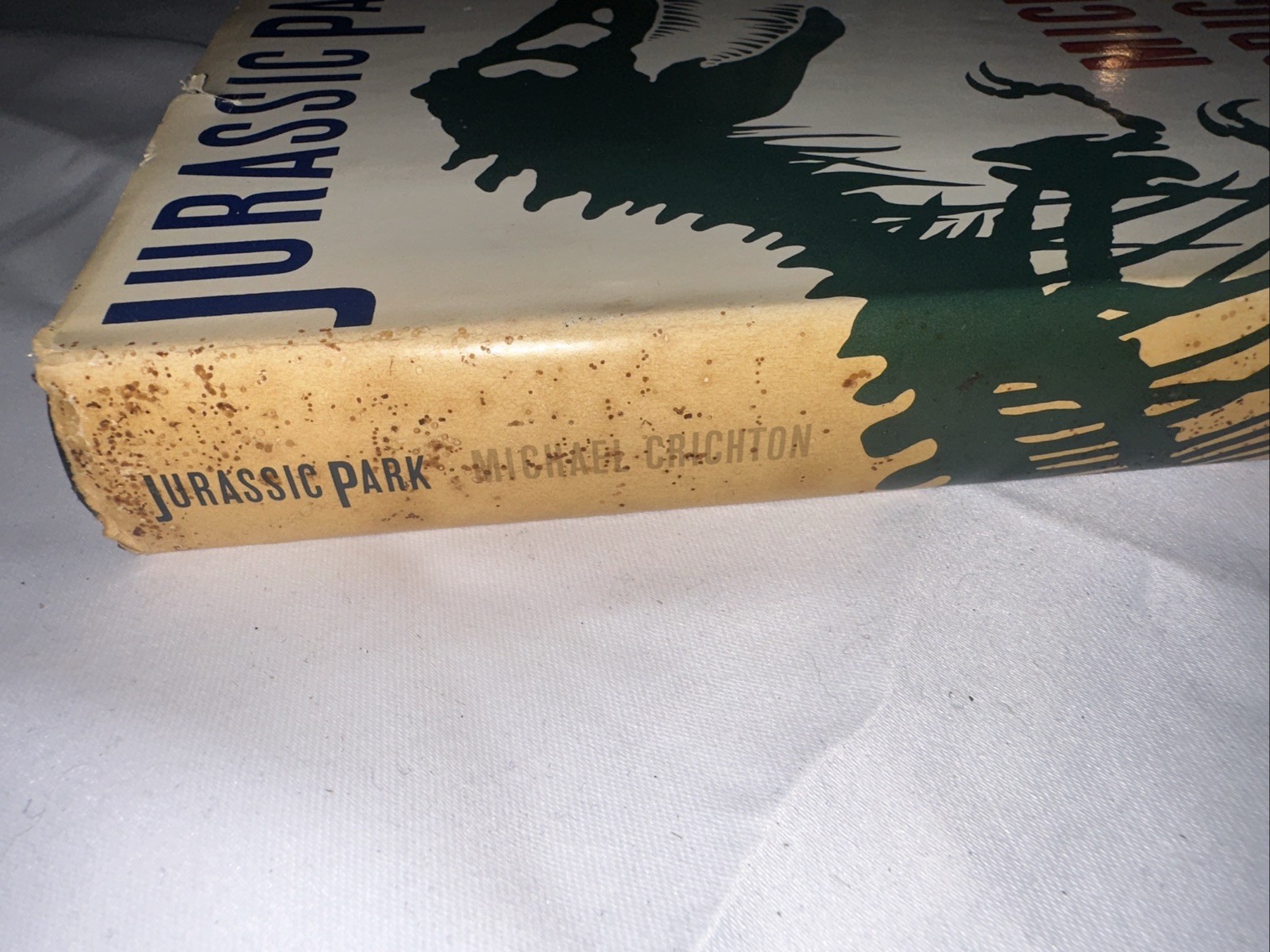 Jurassic Park Michael Crichton 1990 HC DJ