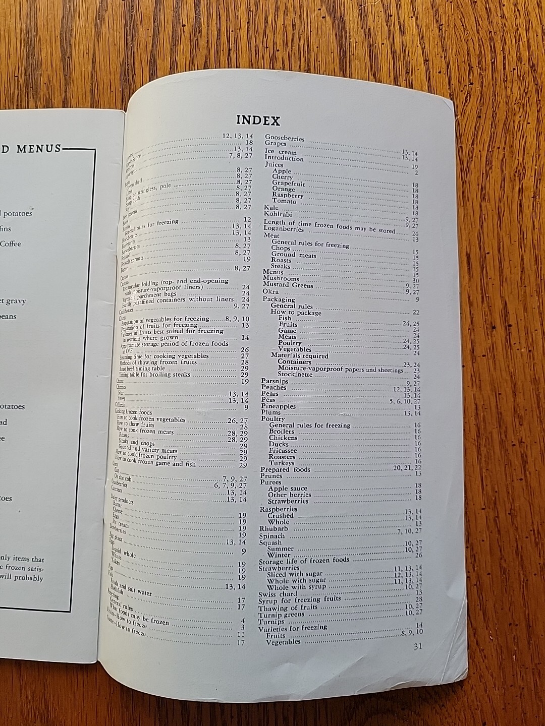 Vtg GE General Electric Consumers Institute Frozen Foods Guide To Prepare Cook
