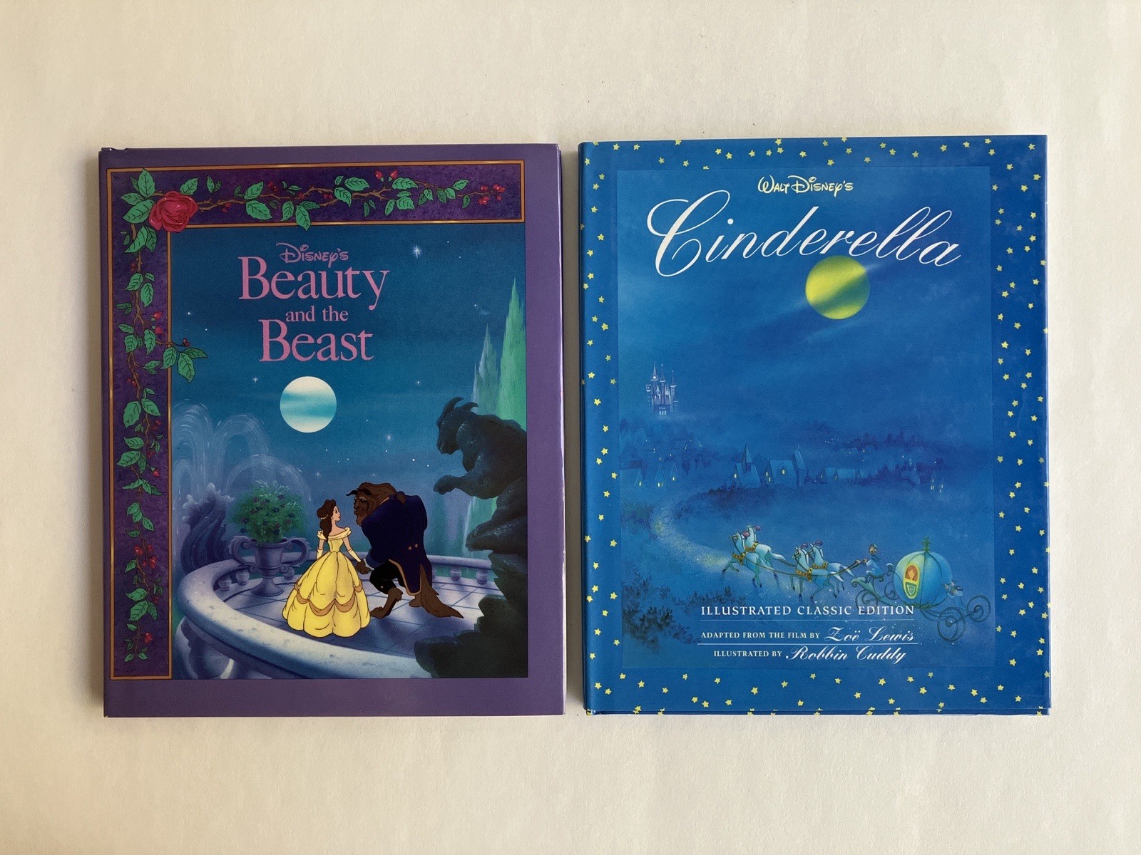 Lot 9 Disney Press Story Books HC/DJ First Editions Cinderella, Little Mermaid