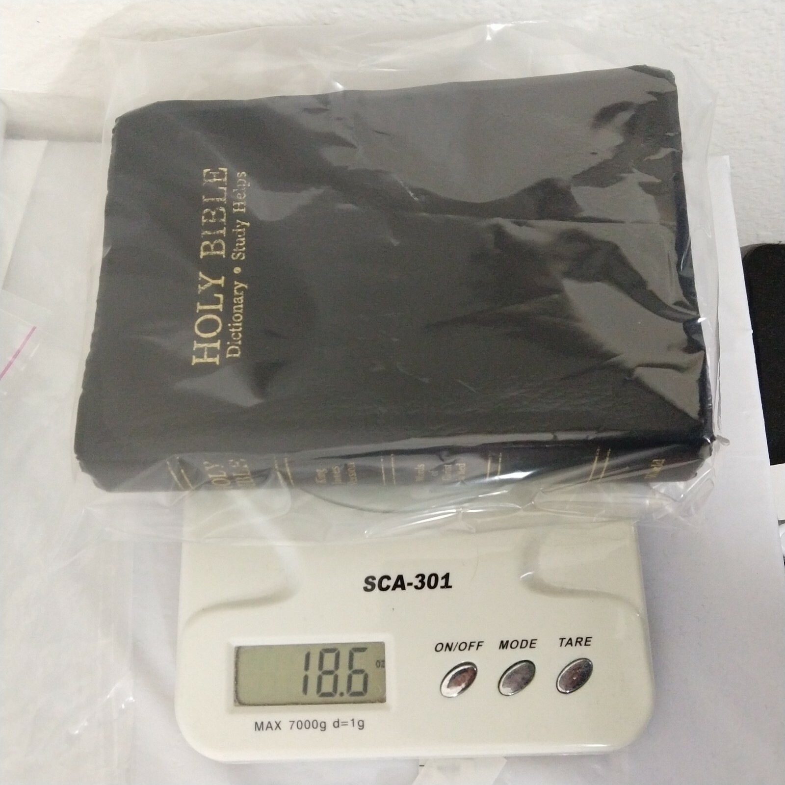 KJV King James Version HOLY BIBLE Black Large Print