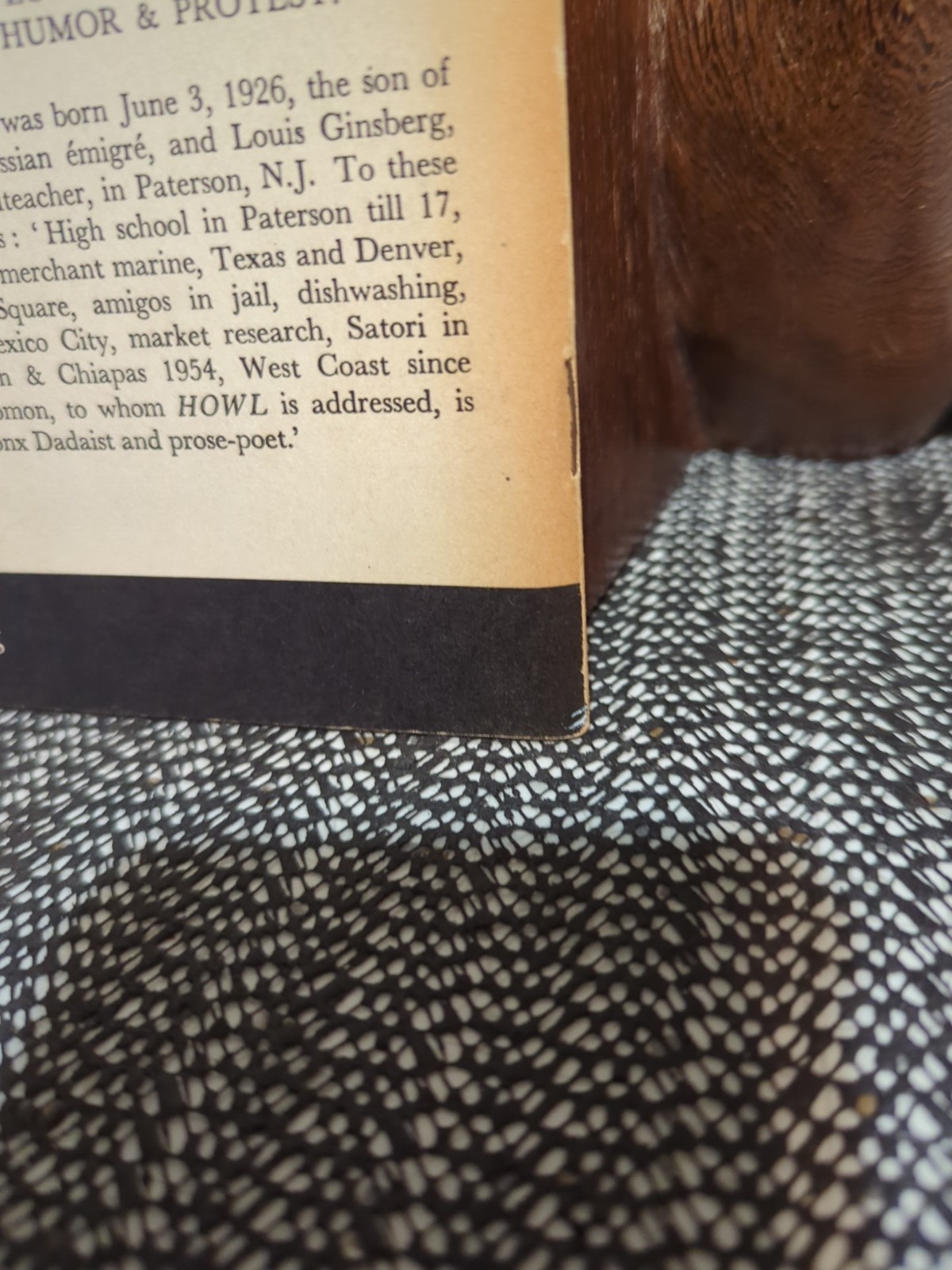 Allen Ginsberg Howl 1st Edition 3rd Printing 1957 City Lights Pocket Poets #4