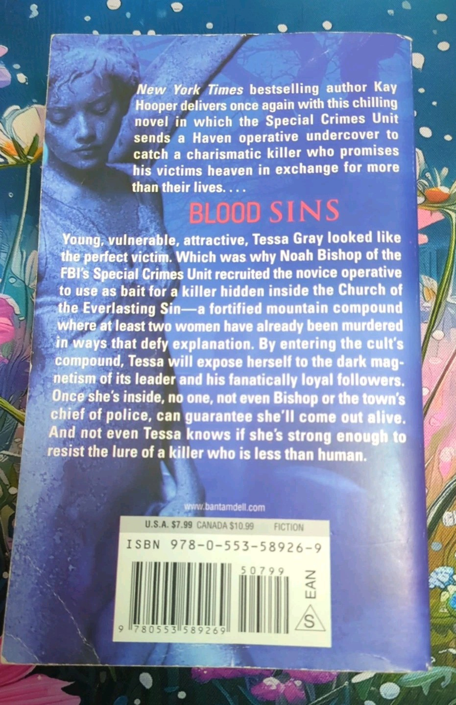 Blood Sins Bishop/Special Crimes Unit Kay Hooper Paperback Book Good