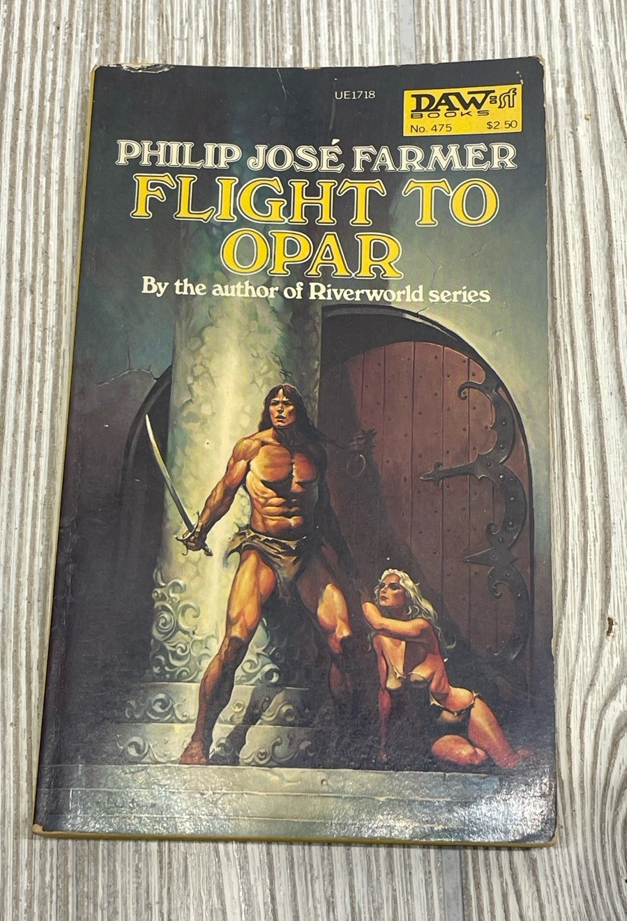 Philip Jose Farmer Flight to Opar Paperback DAW 1st Print June 1976 Illustrated