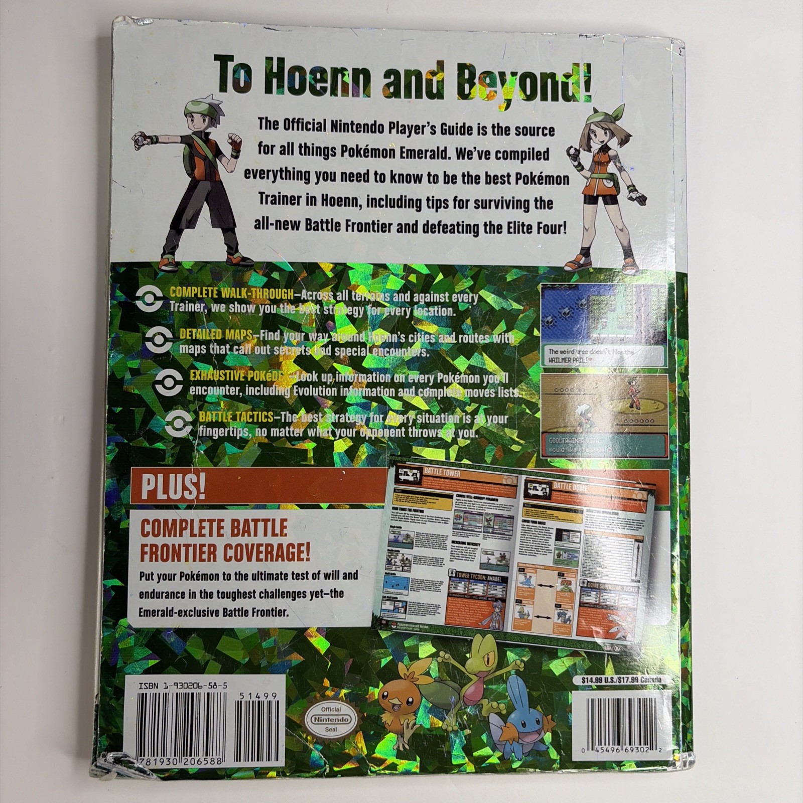 Pokemon Emerald Version Official Strategy Guide Nintendo Power (2005) No Poster