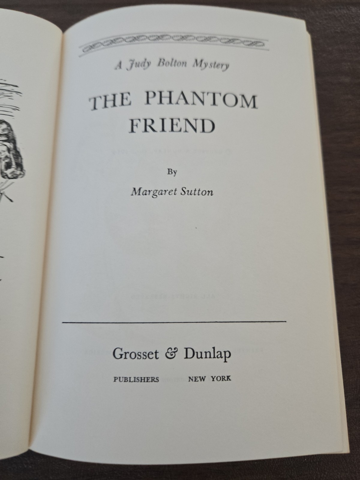 Judy Bolton #30 The Phantom Friend by Margaret Sutton. Original DJ