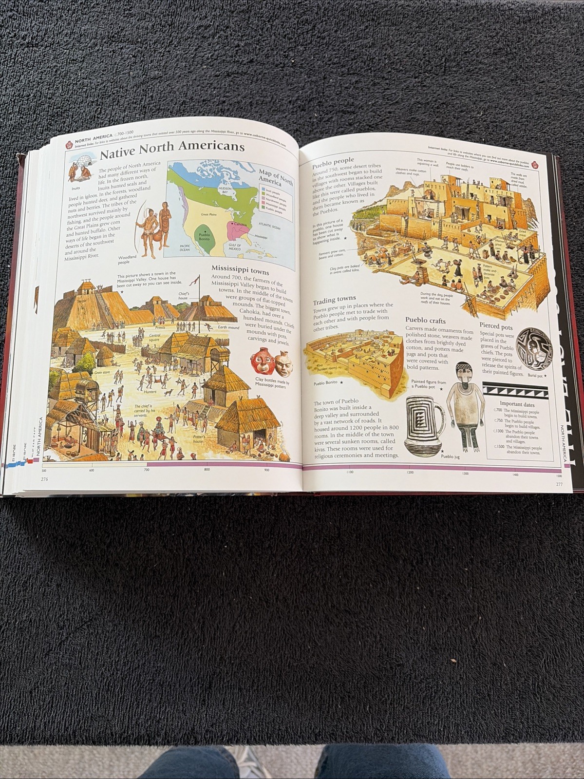 The Usborne Encyclopedia of World History (With Internet Links) Very Good
