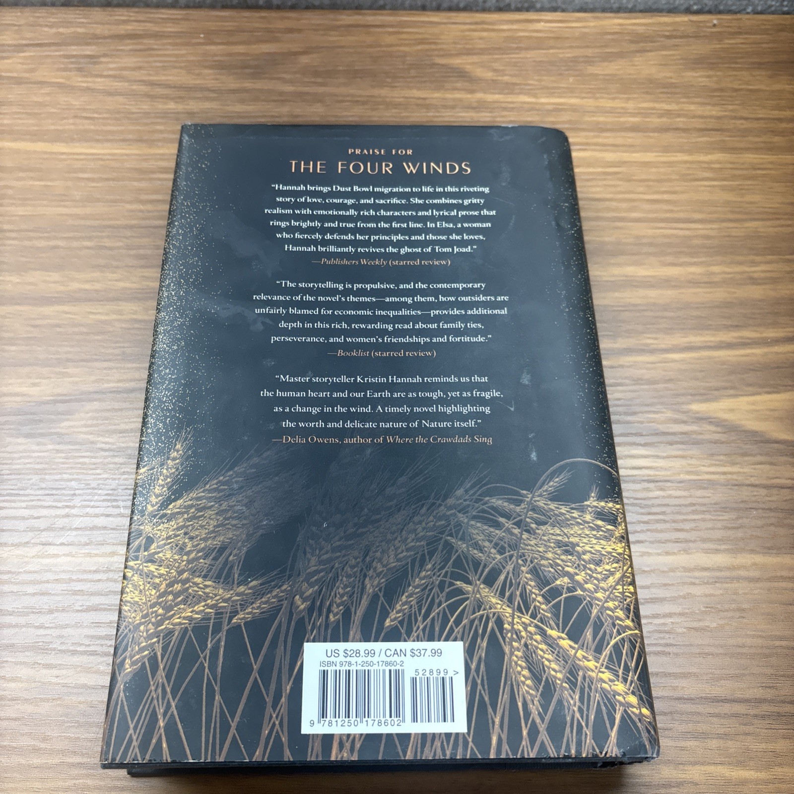 The Four Winds by Kristin Hannah – 2021 – 1st Edition 1st Print Hardcover w/ DJ