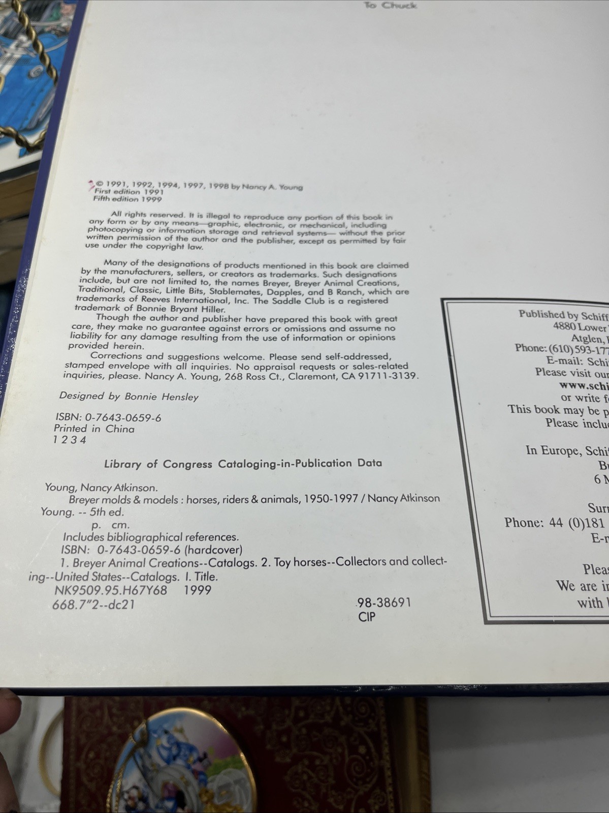 Breyer Molds & Models: Horses, Riders, & Animals 1950-1997 – HC – VERY GOOD B7-2