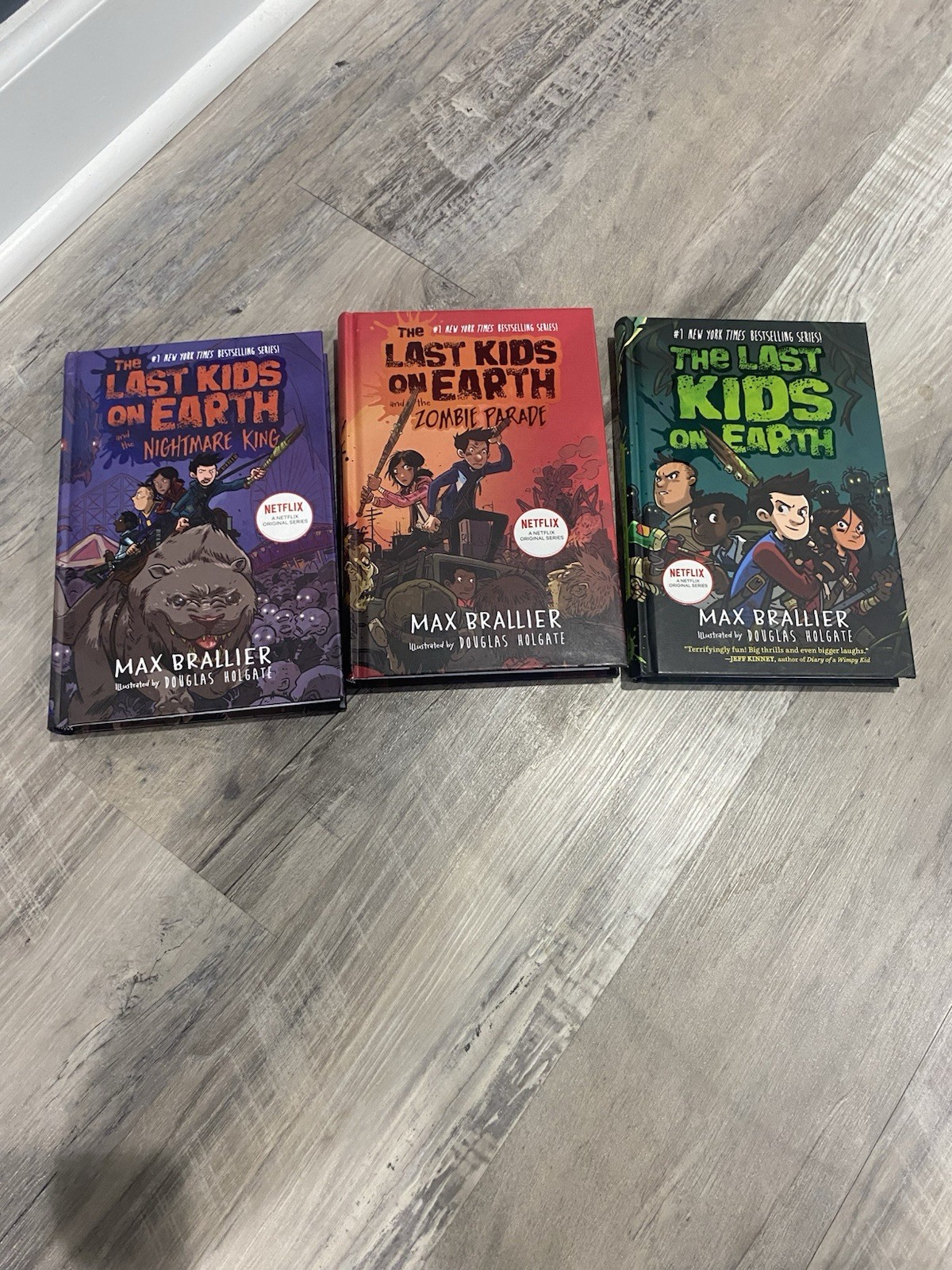 Set Of 3 New Books The Last Kids On Earth Series Max Brallier Hardcover #’s 1-3