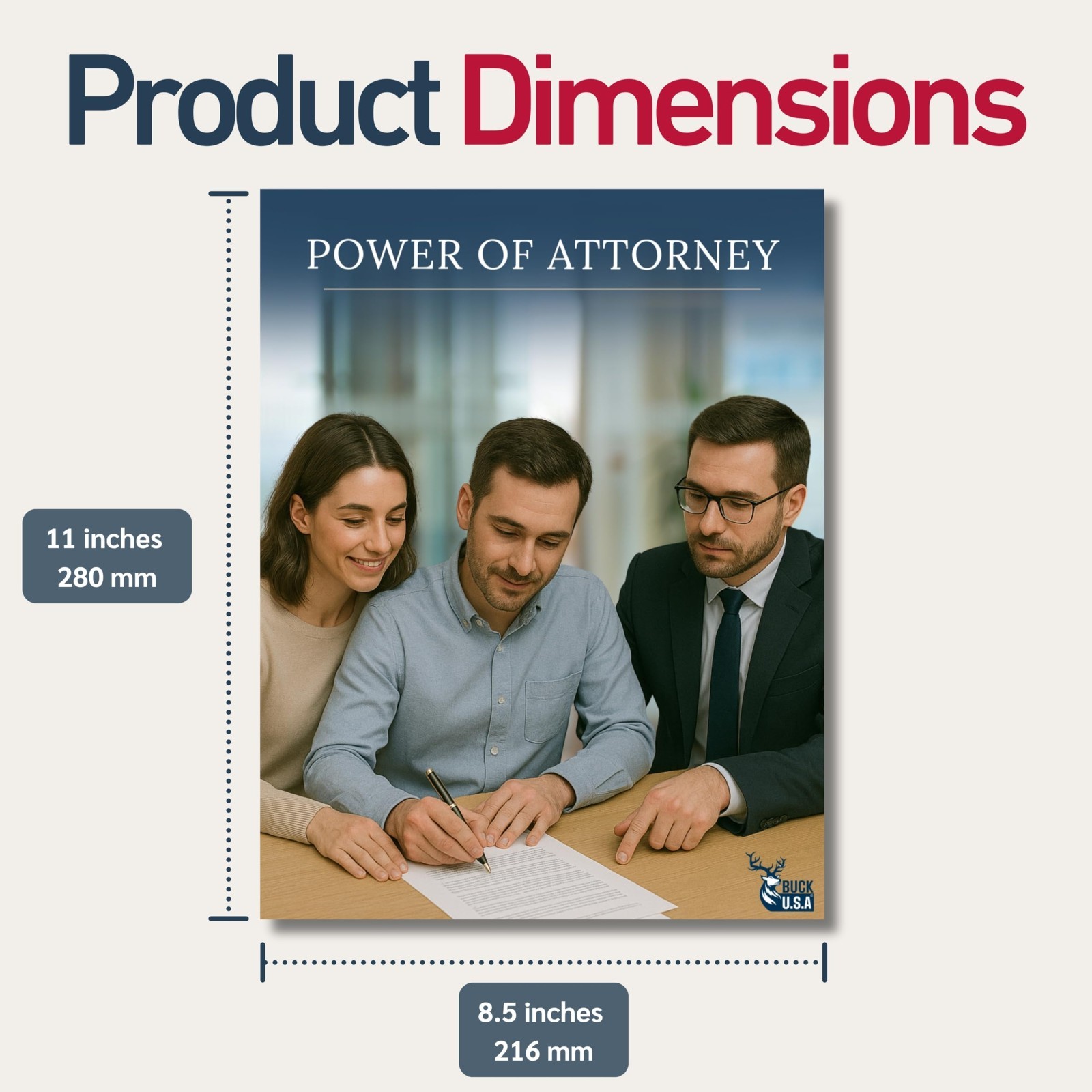 Durable Power of Attorney Kit – Financial & Medical Forms, 50-State Legal, Instr
