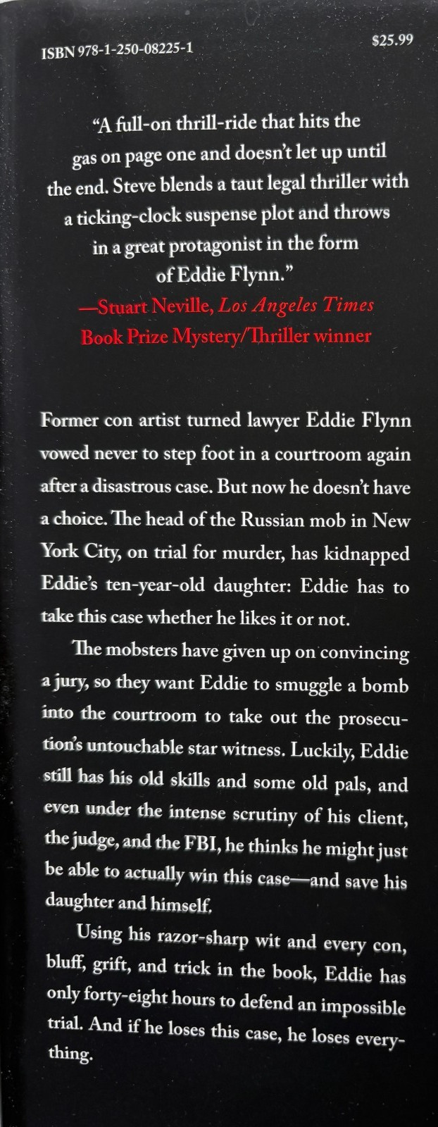 The Defense by Steve Cavanagh Eddie Flynn Series Hardcover Read 1X PRE-OWNED