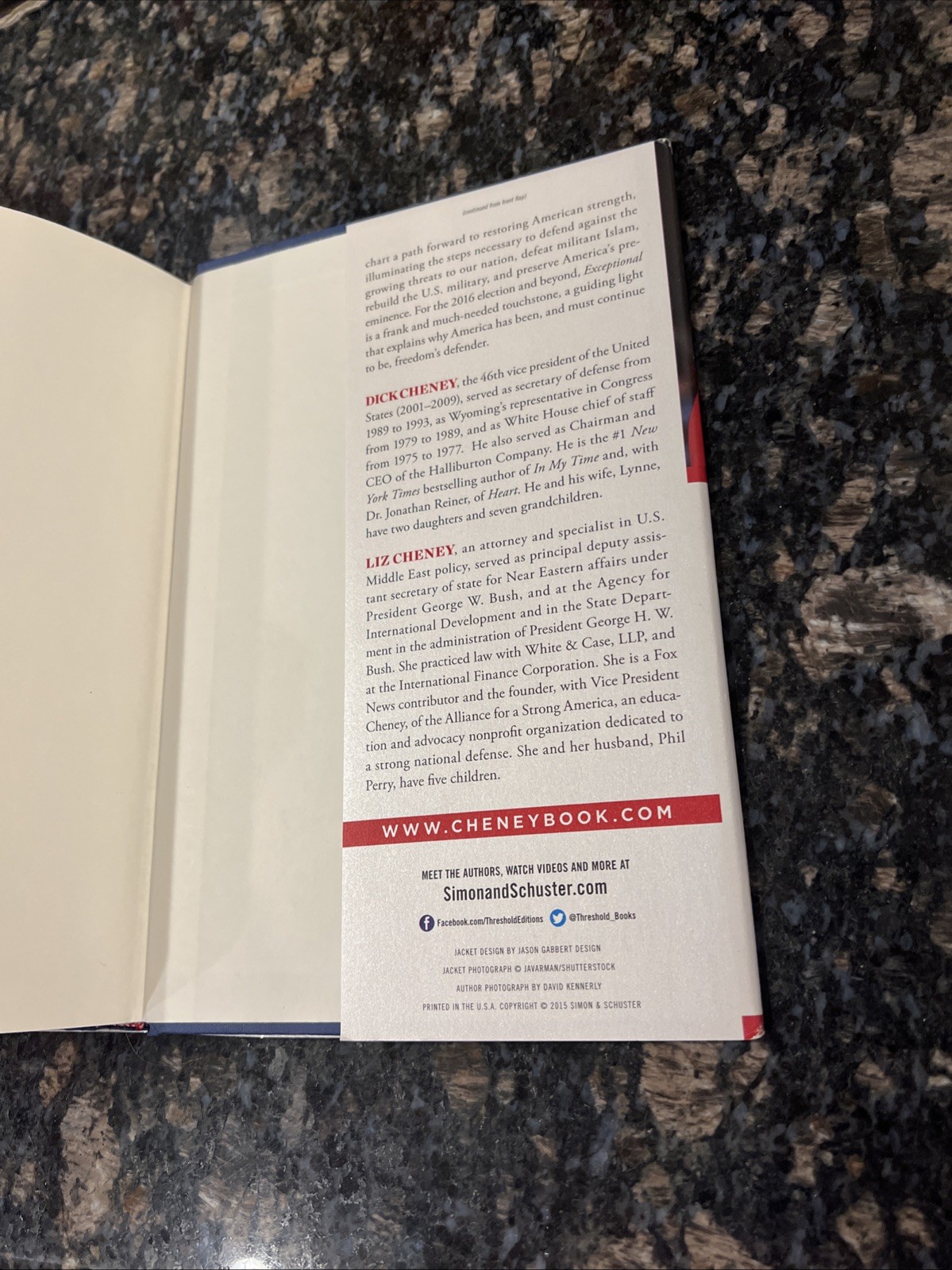 Exceptional By Dick & Liz Cheney 1st ED/Print Bush January 6th Select Committee