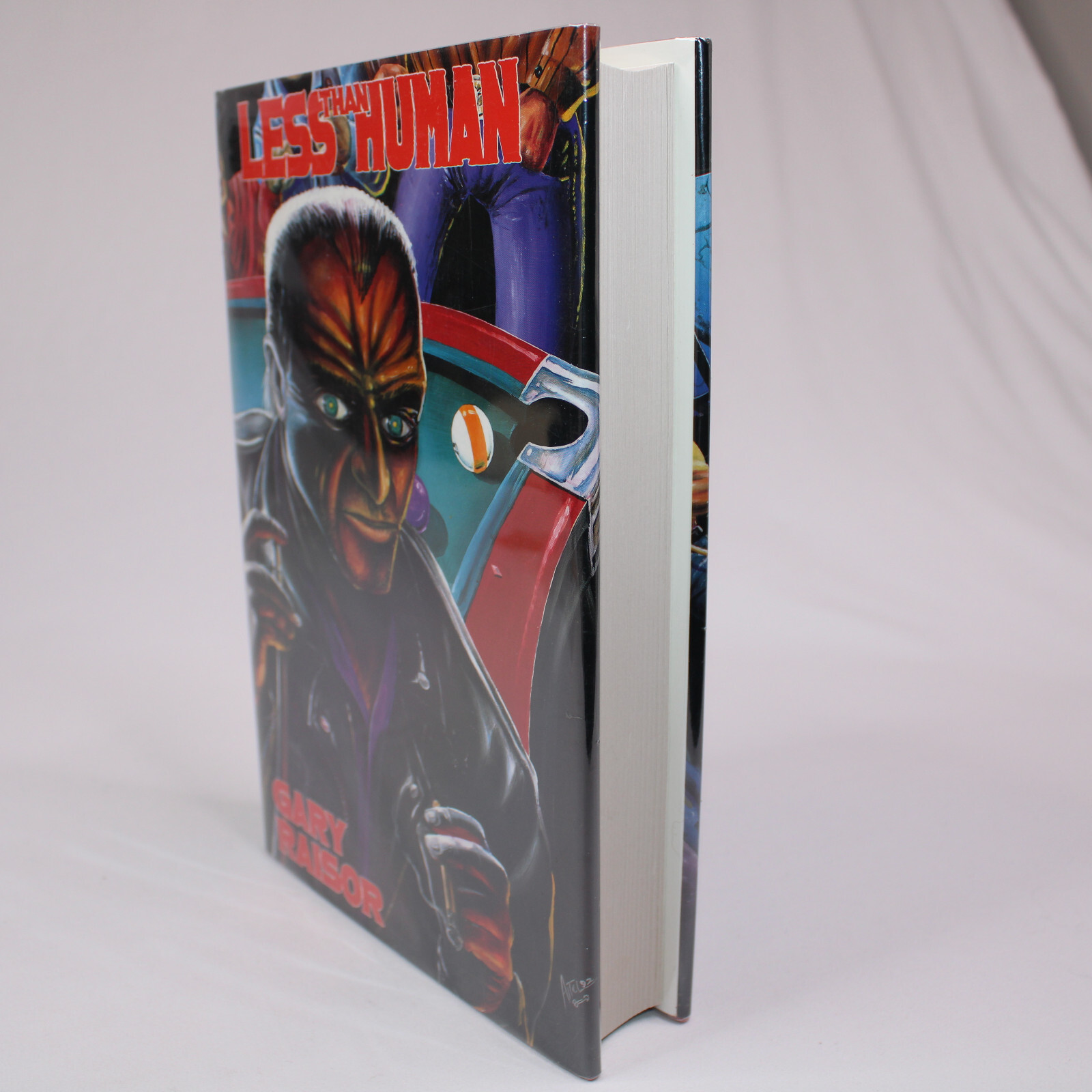Signed Less Than Human By Gary Raisor First Edition Limited Signed First OCP Ed