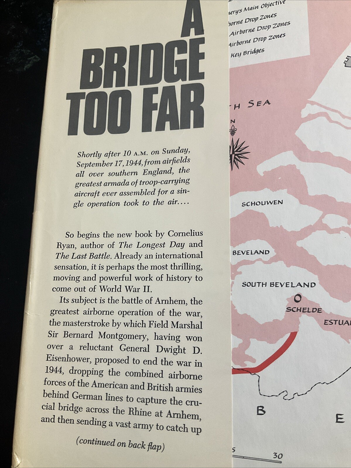 A Bridge Too Far by Cornelius Ryan 1974 HC/DJ