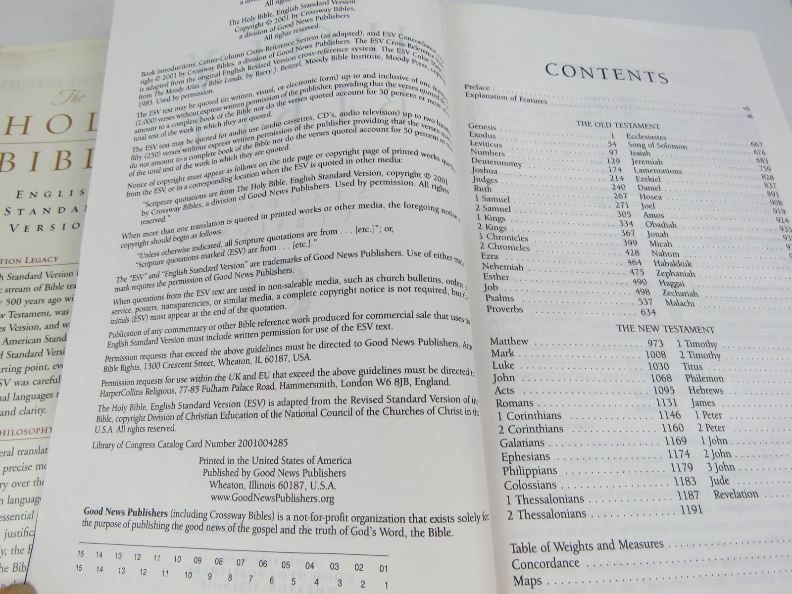 The Holy Bible, English Standard Version, Crossway Classic Reference Bible DJ/HC