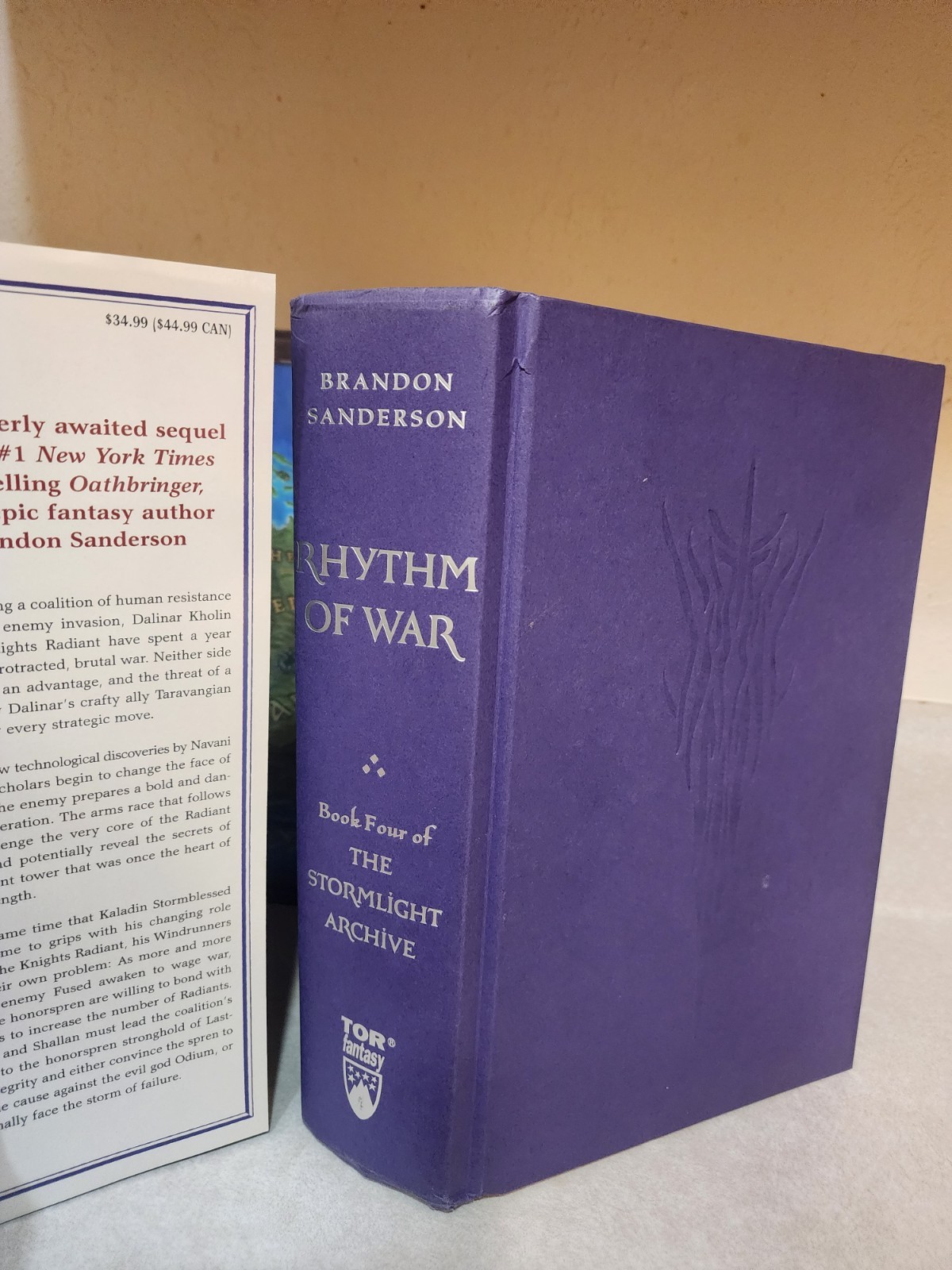 Rhythm of War BK 4 of Stormlight Archive by Brandon Sanderson 2020 HCDJ 1st/1st