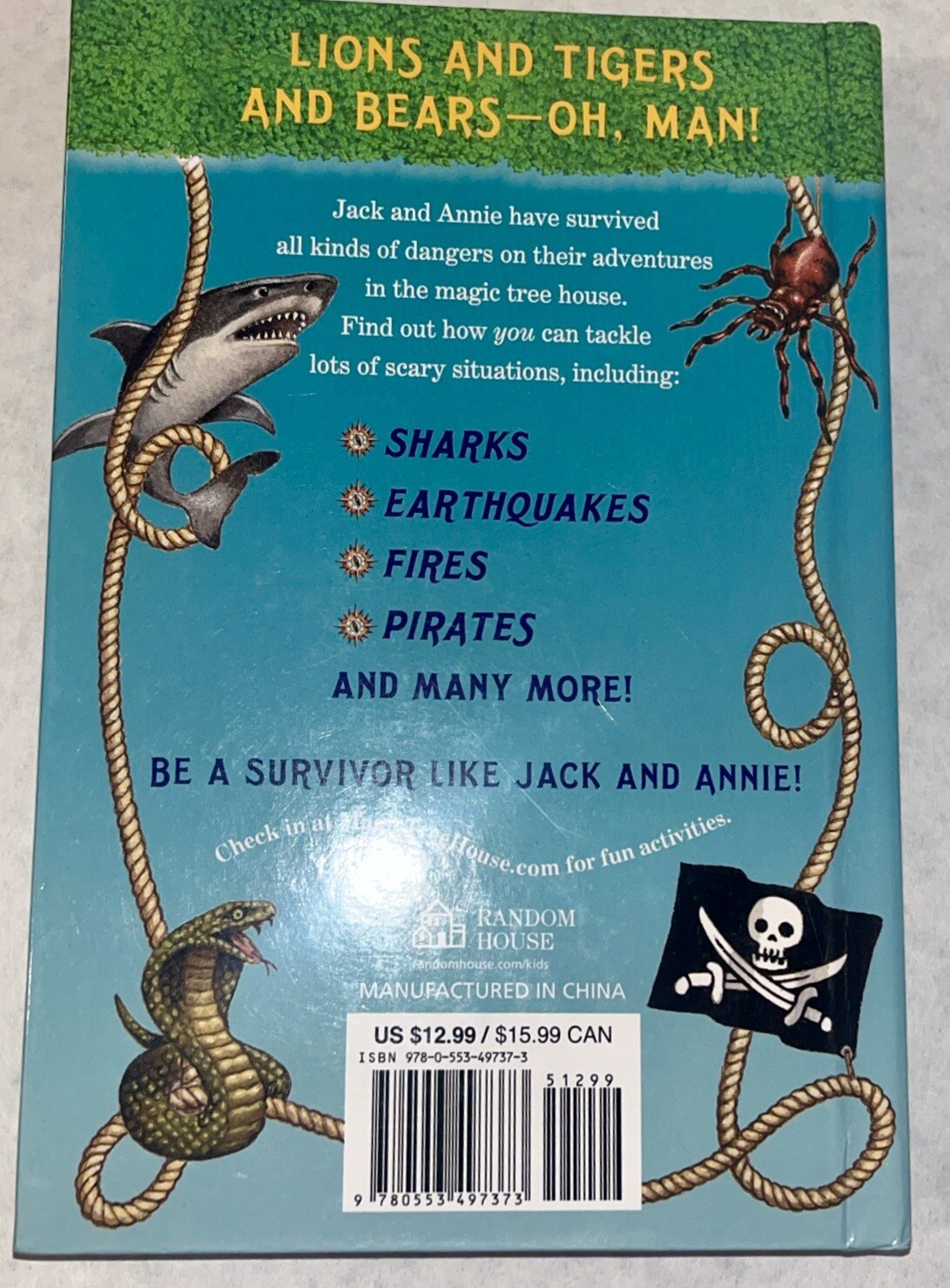 Magic Tree House Survival Guide by Natalie Pope Boyce Hardcover