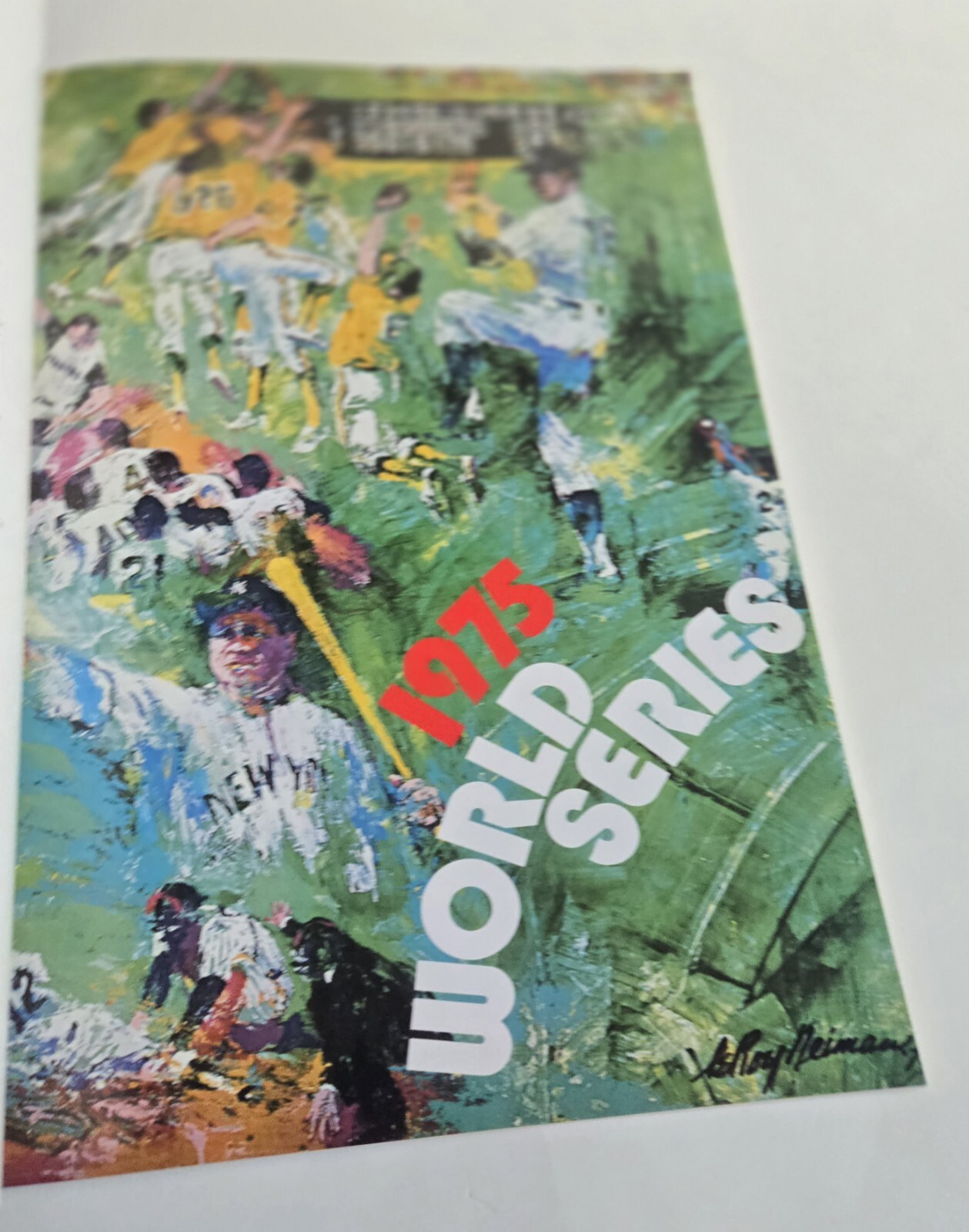 1980 HAND SIGNED 72/500 LeROY NEIMAN AMERICAN (1921-2012) EVENTS POSTERS BOOK