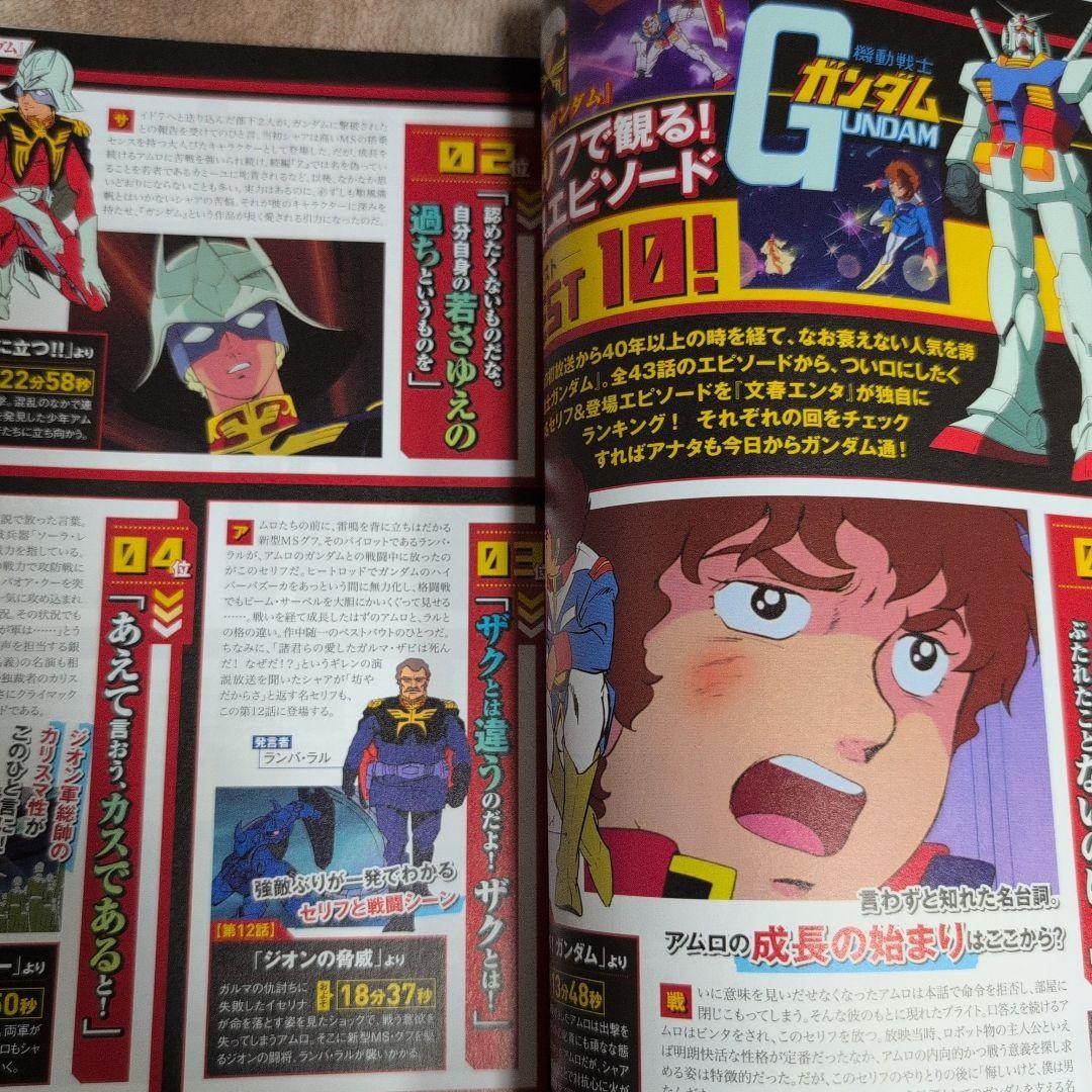 Weekly Bunshun Entertainment Plus Mobile Suit Gundam Special Edition