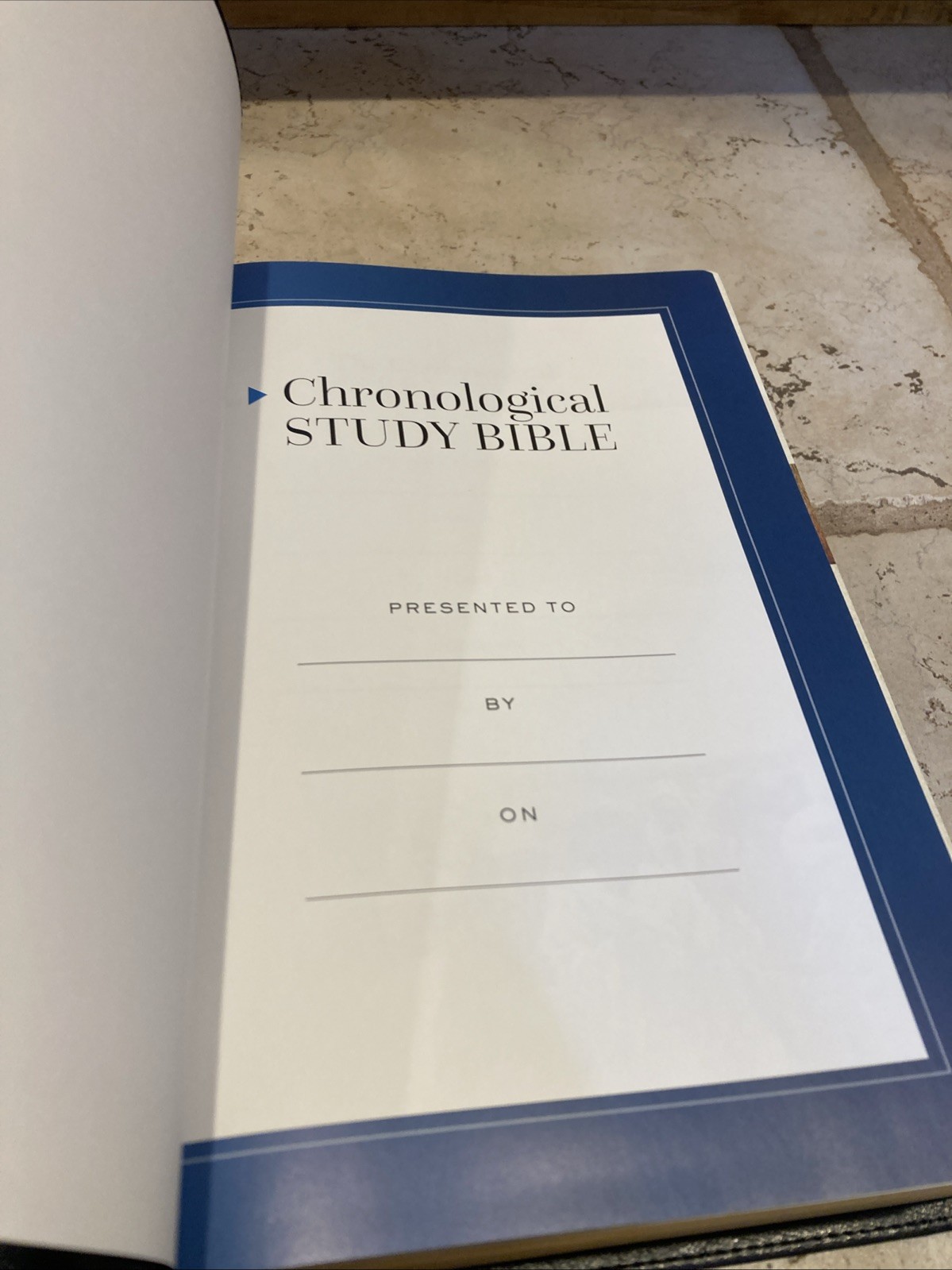 NIV CHRONOLOGICAL STUDY BIBLE BLACK LEATHER EXPLORE GOD’S WORD CHRONOLOGICALLY