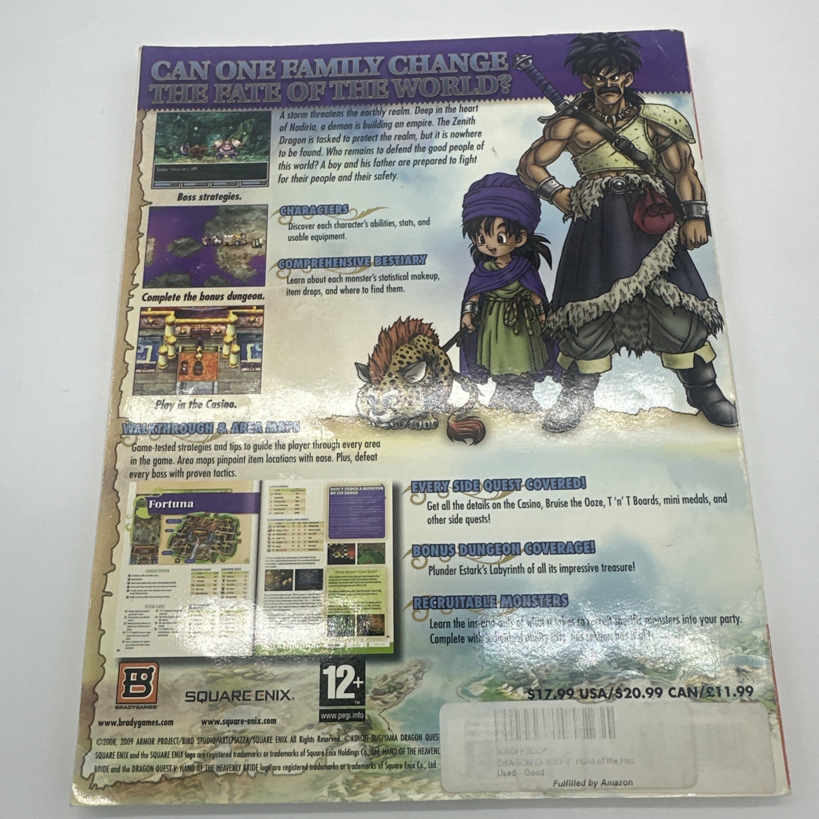 DRAGON QUEST V: Hand of the Heavenly Bride Bradygames Strategy Guide