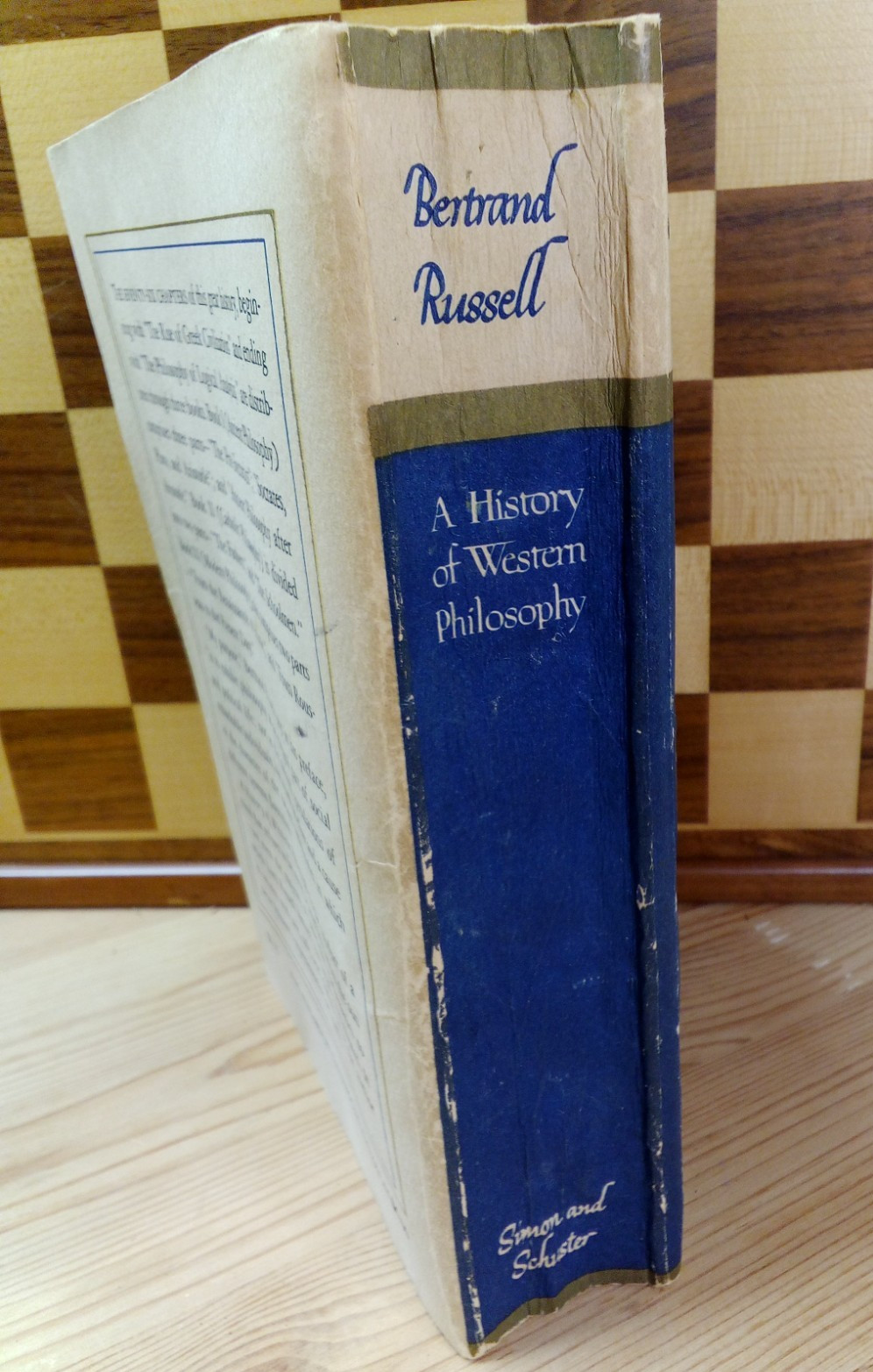 The History of Western Philosophy Bertrand Russell Paperback RARE 10th Printing