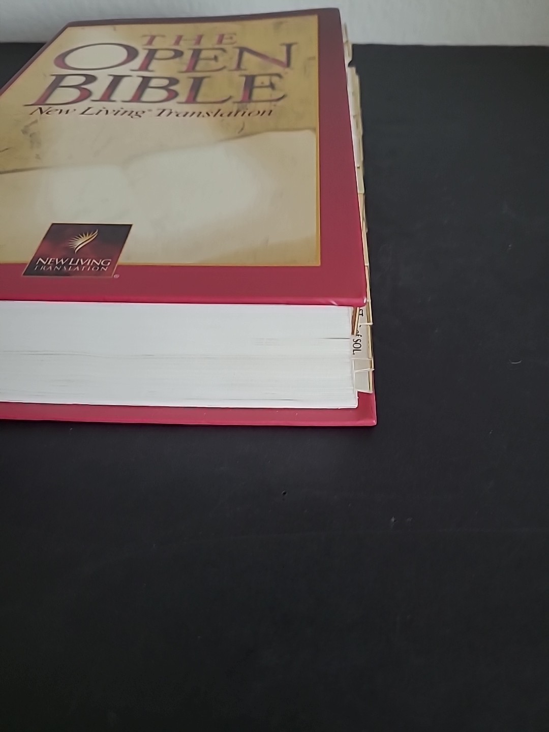 Open Bible Red Letter And Thumb Index 1998,HC ,NLC With Zipper Case