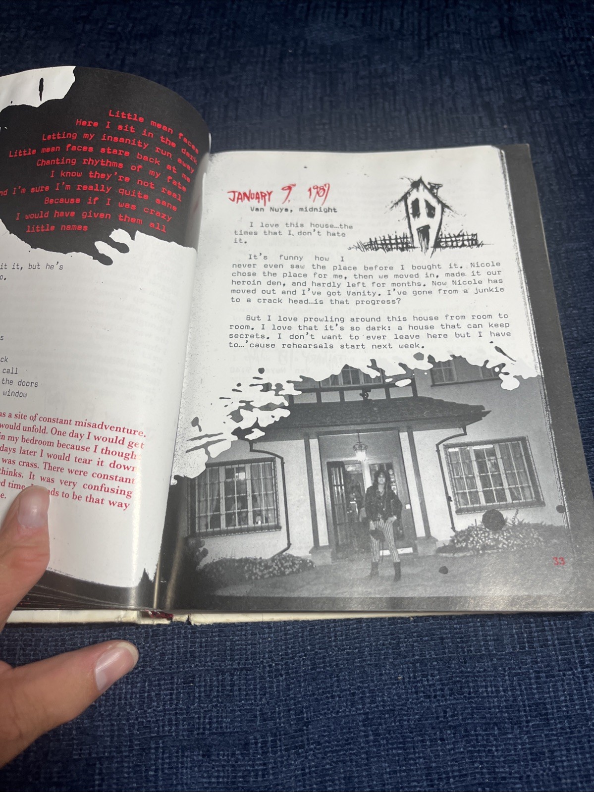 Nikki Sixx : The Heroin Diaries 2007 1st Ed / 1st Print HCDJ ~ ACCEPTABLE