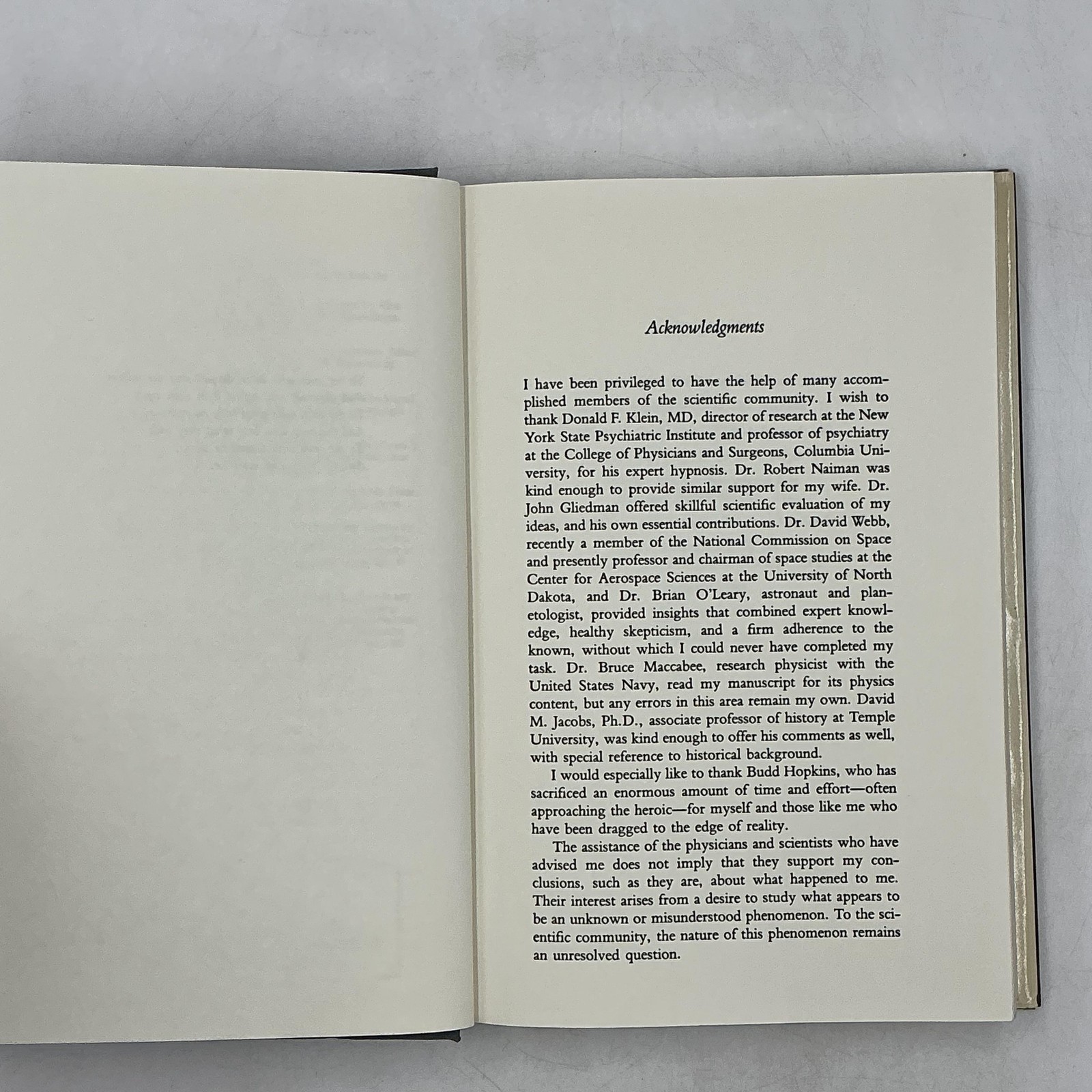 COMMUNION A True Story Whitley Strieber 1987 Hardcover Books Dust Jacket