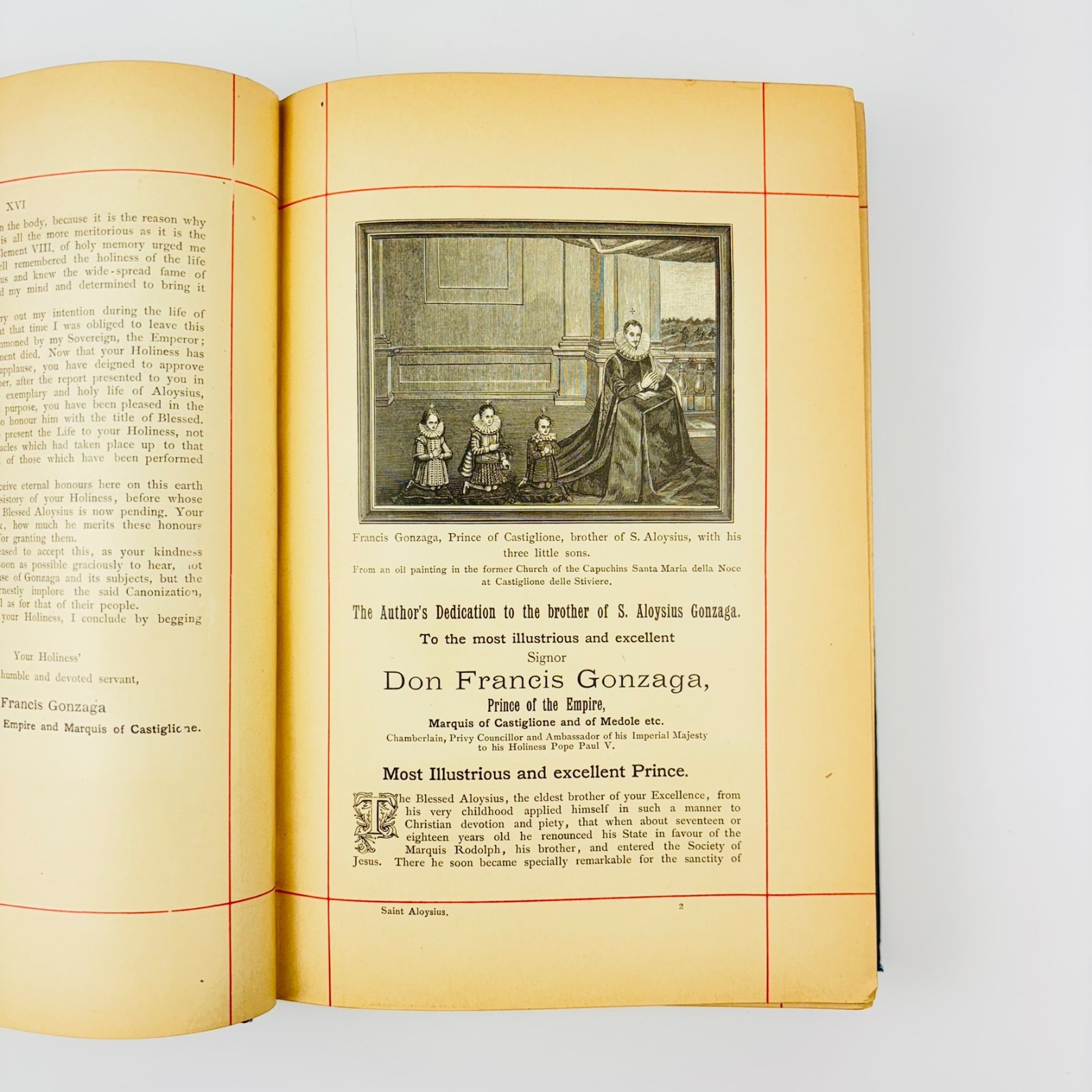 Life of Saint Aloysius Gonzaga 1591 – 1891 Cepari 1891 First Edition Gilt Edges